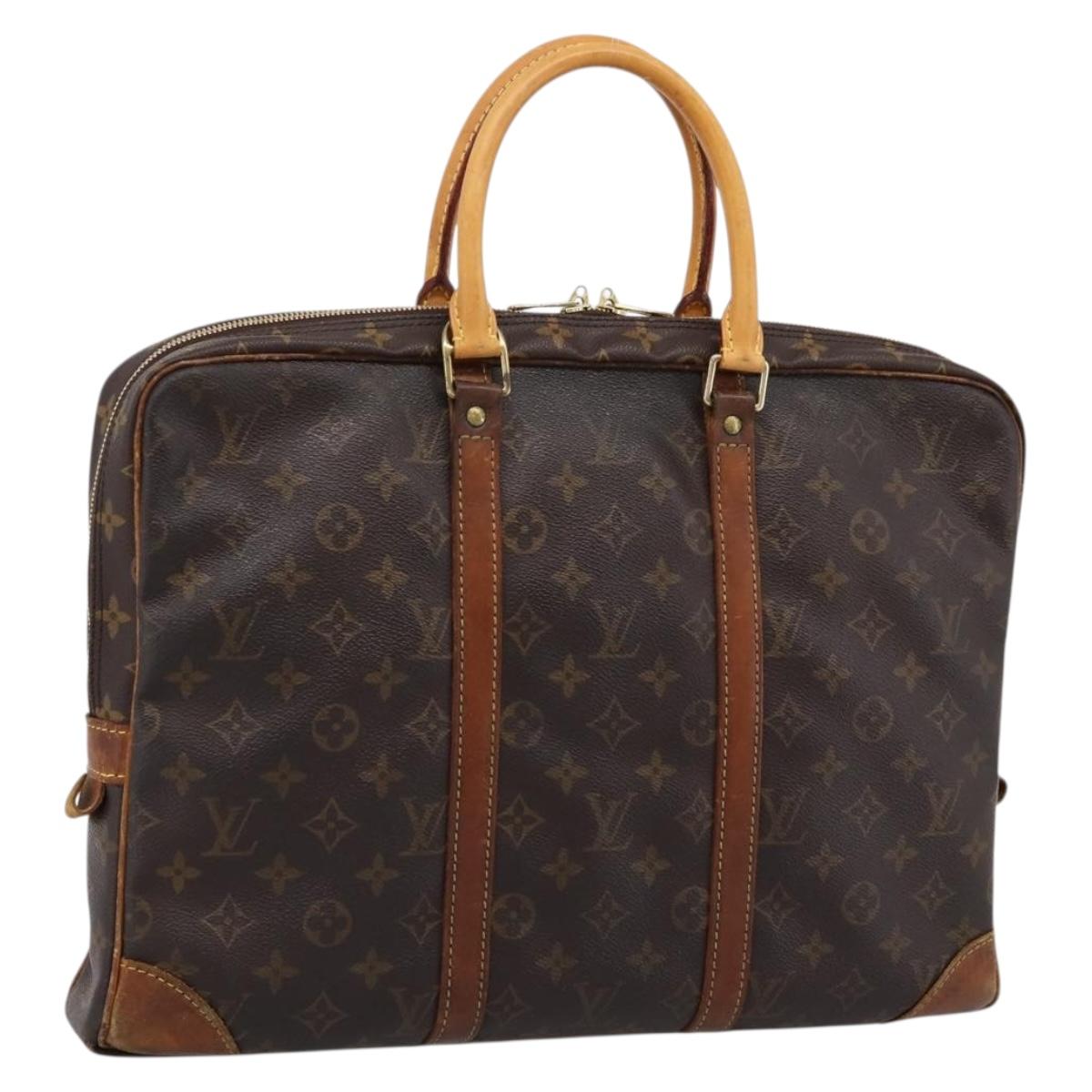 LOUIS VUITTON Monogram Porte Documents Voyage Business Bag M53361 LV Auth 196970