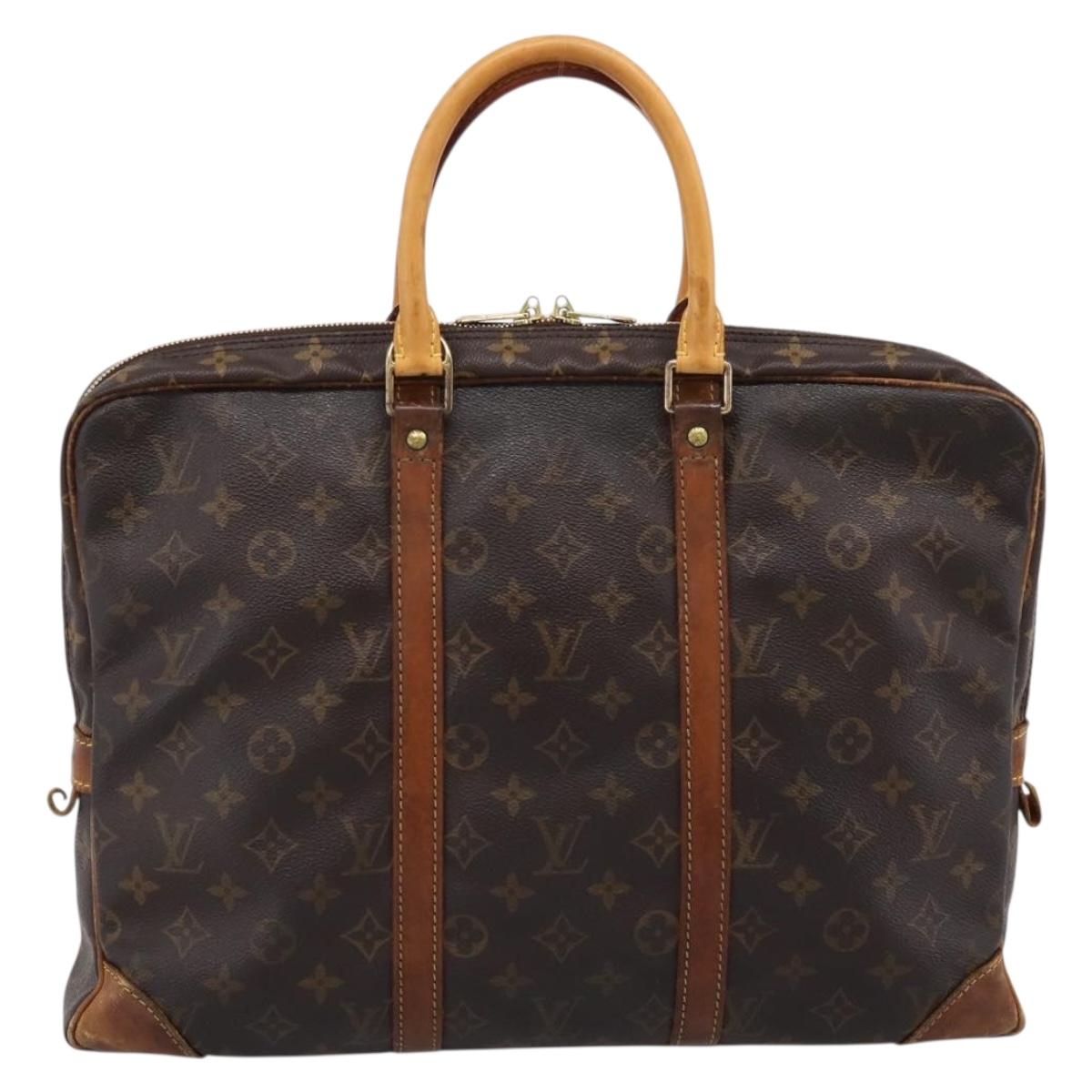 LOUIS VUITTON Monogram Porte Documents Voyage Business Bag M53361 LV Auth 196970