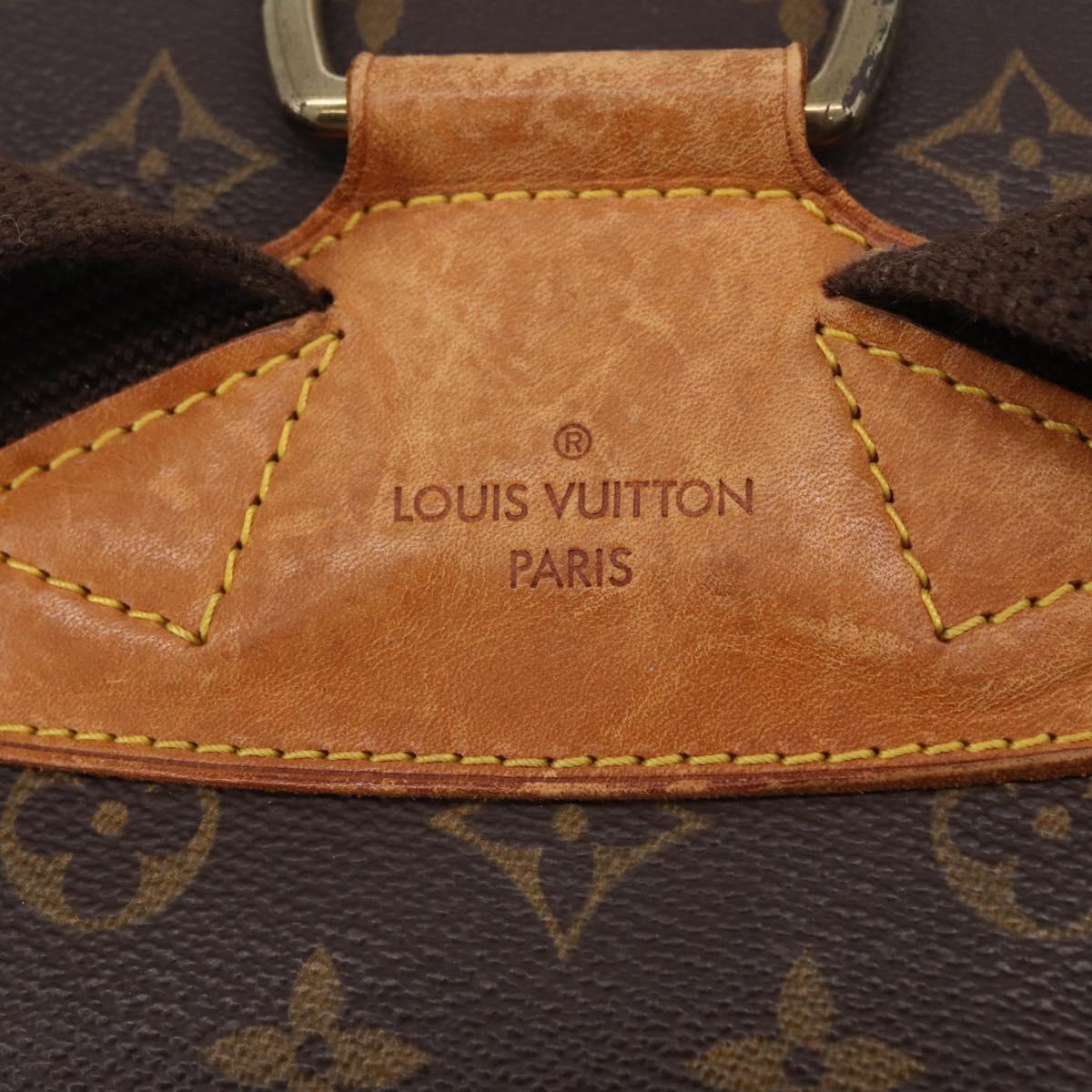 LOUIS VUITTON Monogram Montsouris GM Backpack M51135 LV Auth 196971