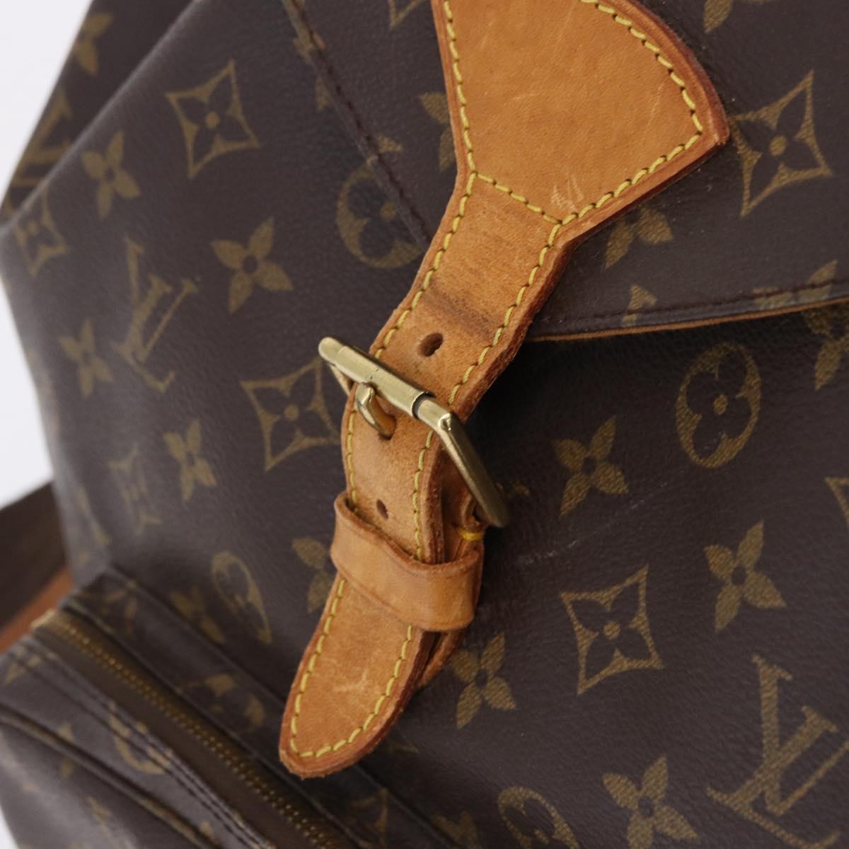 LOUIS VUITTON Monogram Montsouris GM Backpack M51135 LV Auth 196971