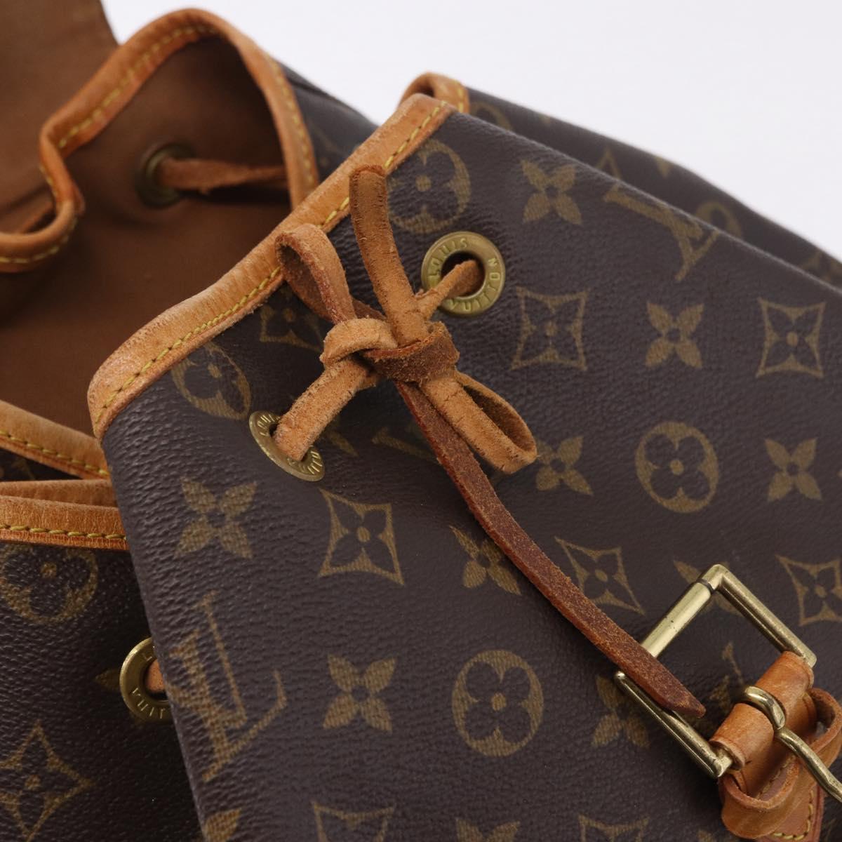 LOUIS VUITTON Monogram Montsouris GM Backpack M51135 LV Auth 196971