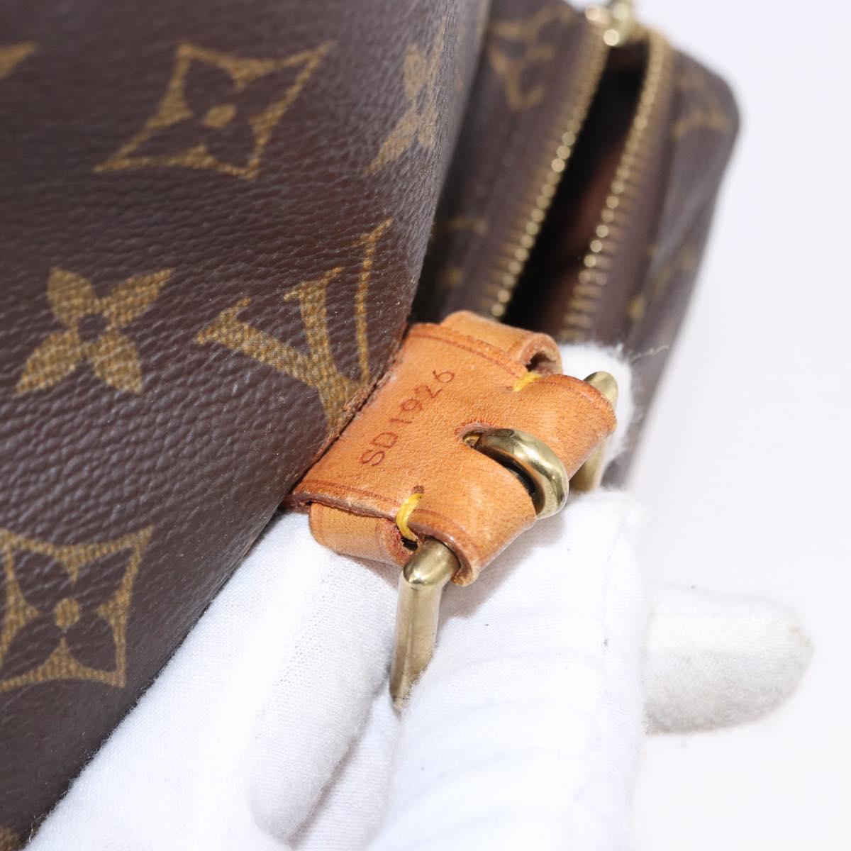 LOUIS VUITTON Monogram Montsouris GM Backpack M51135 LV Auth 196971