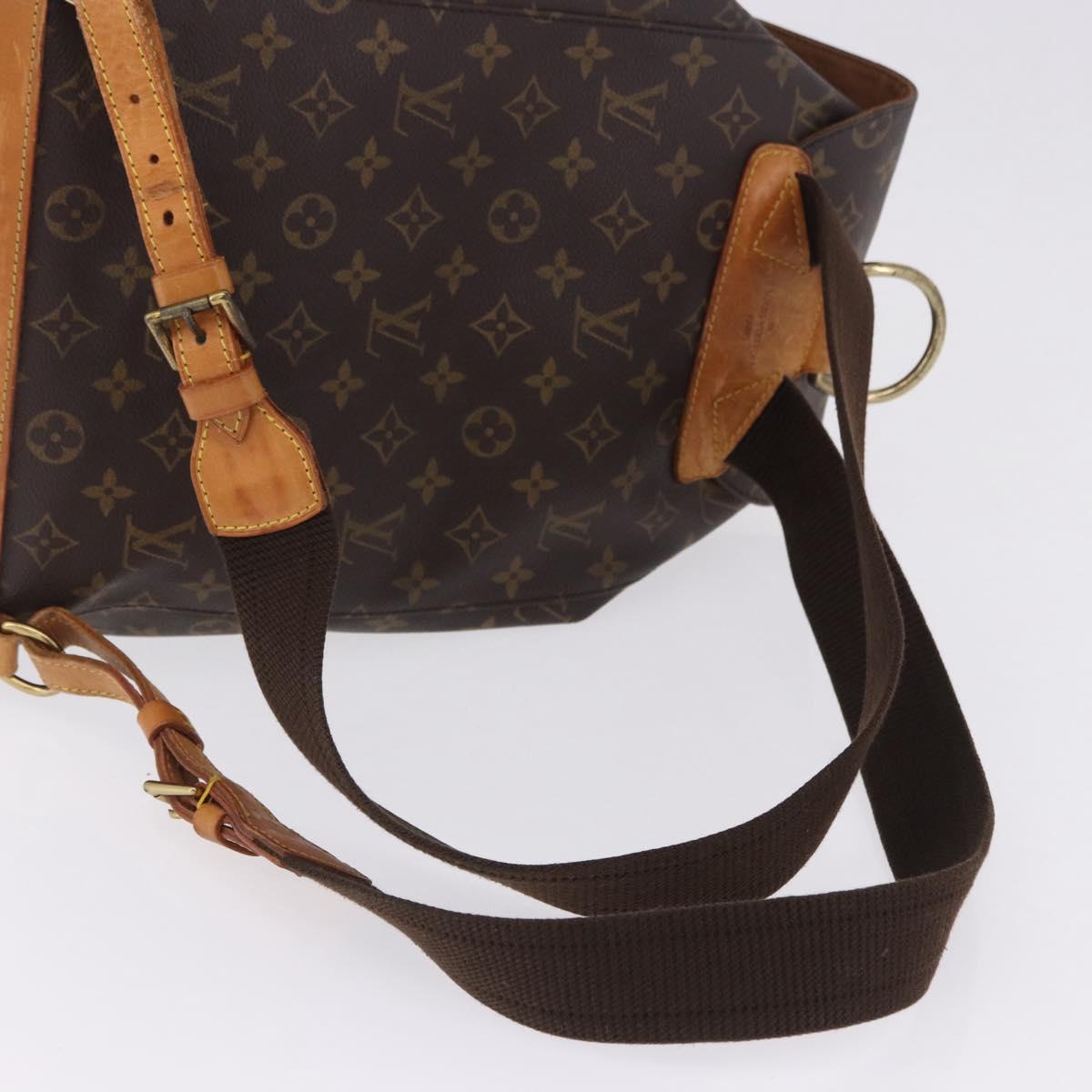 LOUIS VUITTON Monogram Montsouris GM Backpack M51135 LV Auth 196971