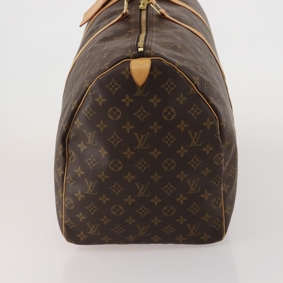 LOUIS VUITTON Monogram Keepall 60 Boston Bag M41422 LV Auth 196972