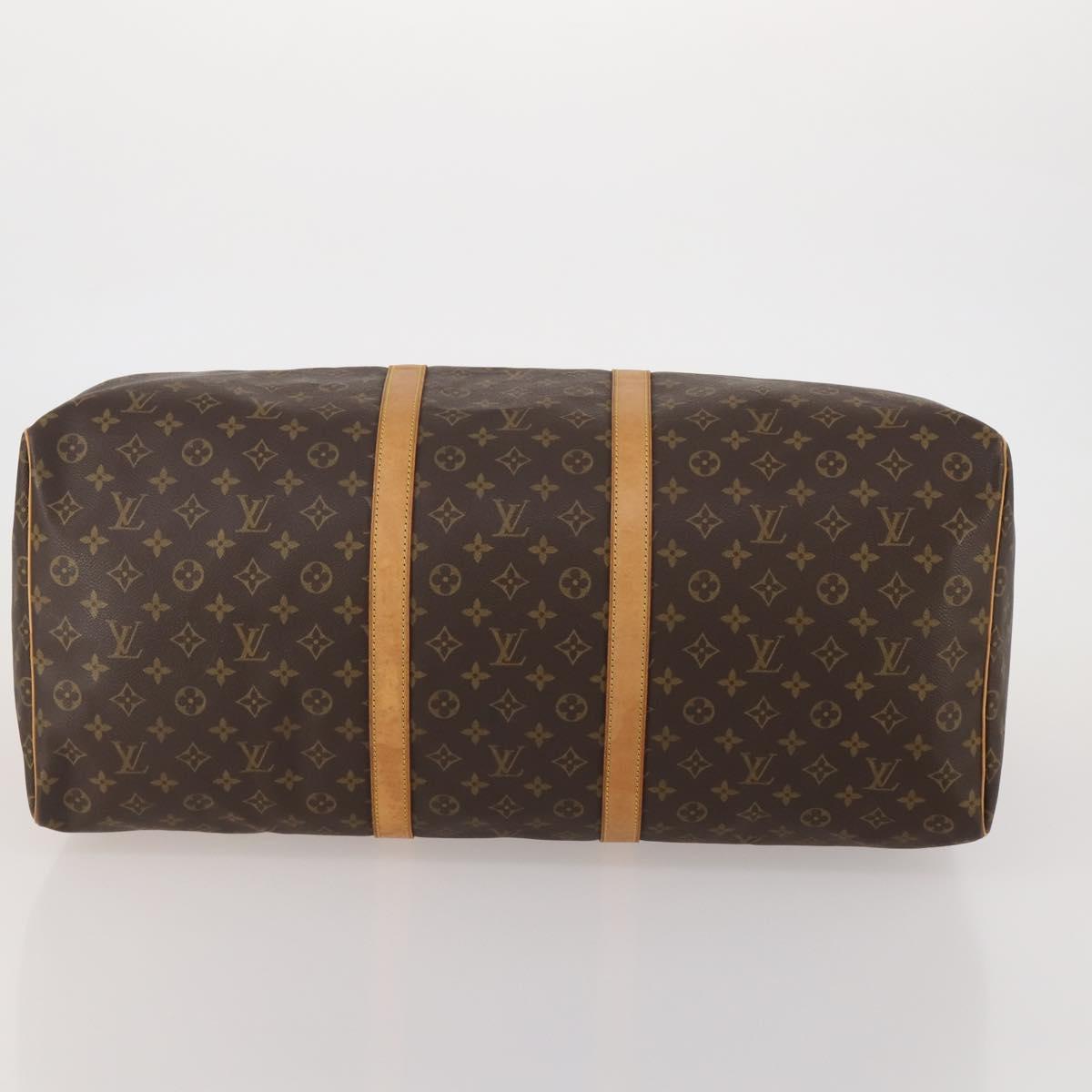 LOUIS VUITTON Monogram Keepall 60 Boston Bag M41422 LV Auth 196972