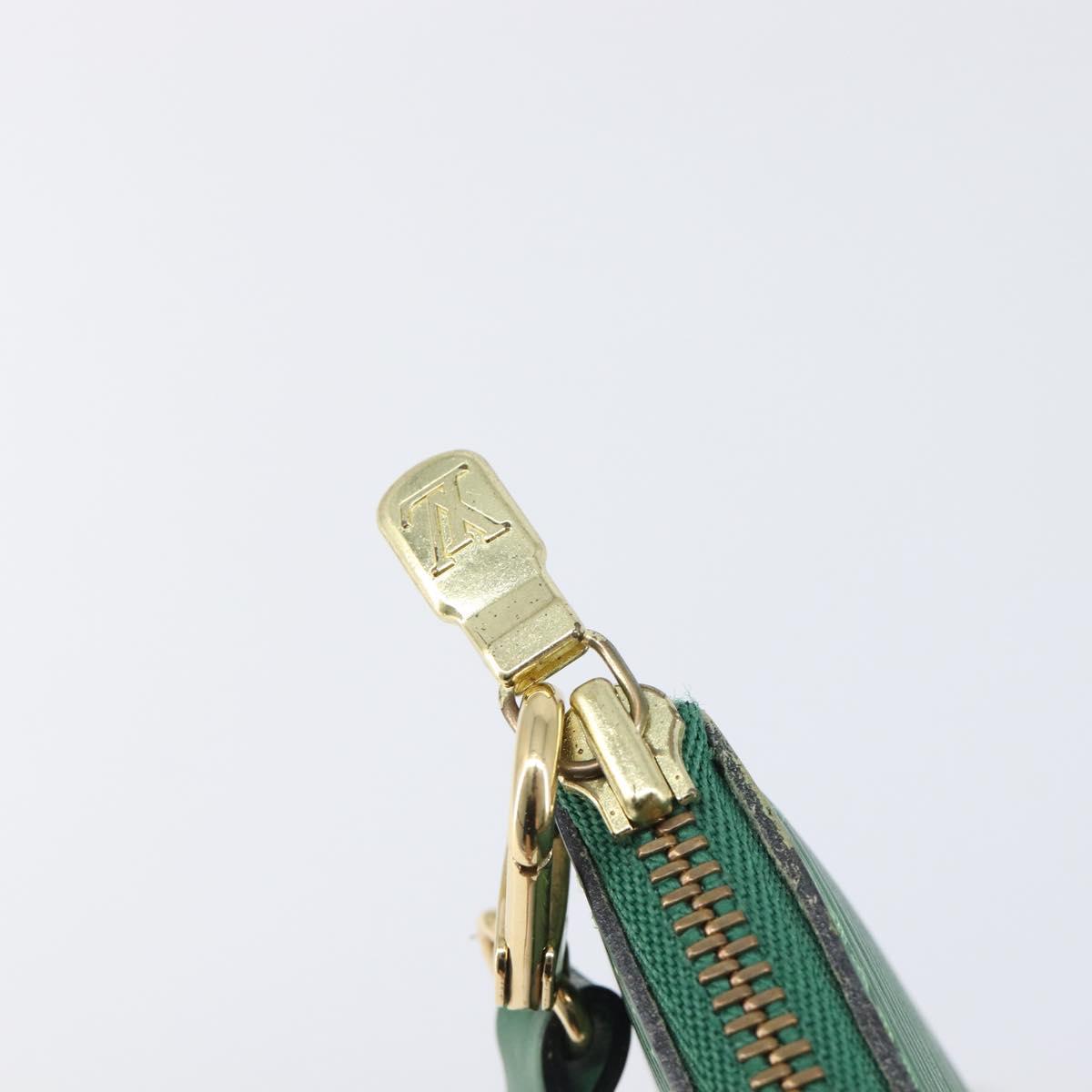 LOUIS VUITTON Epi Pochette Accessoires Pouch Green M52984 LV Auth 196982A