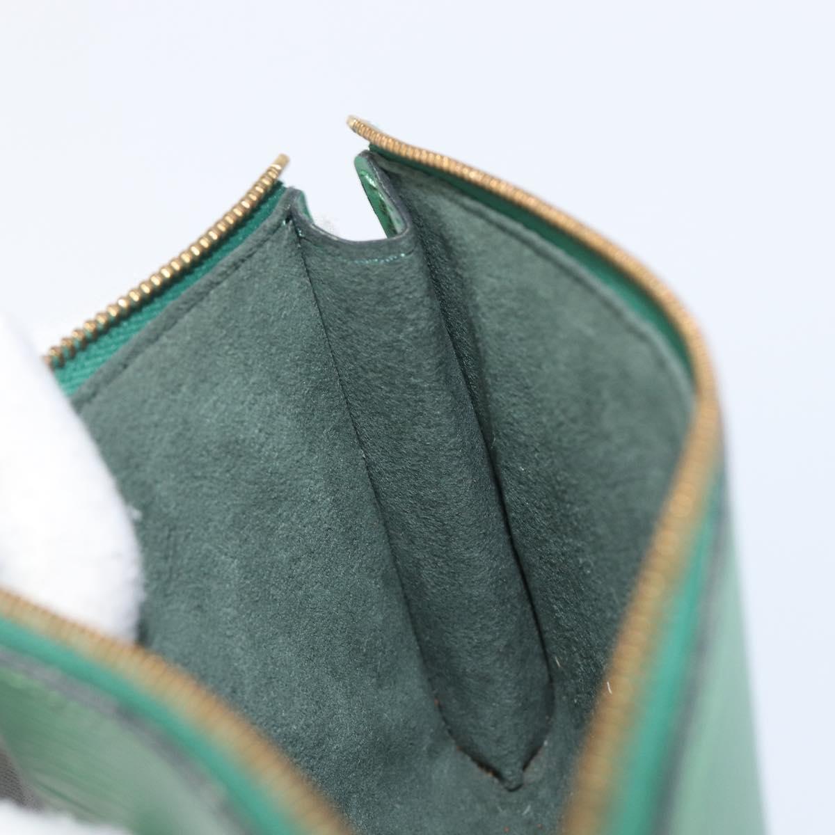 LOUIS VUITTON Epi Pochette Accessoires Pouch Green M52984 LV Auth 196982A