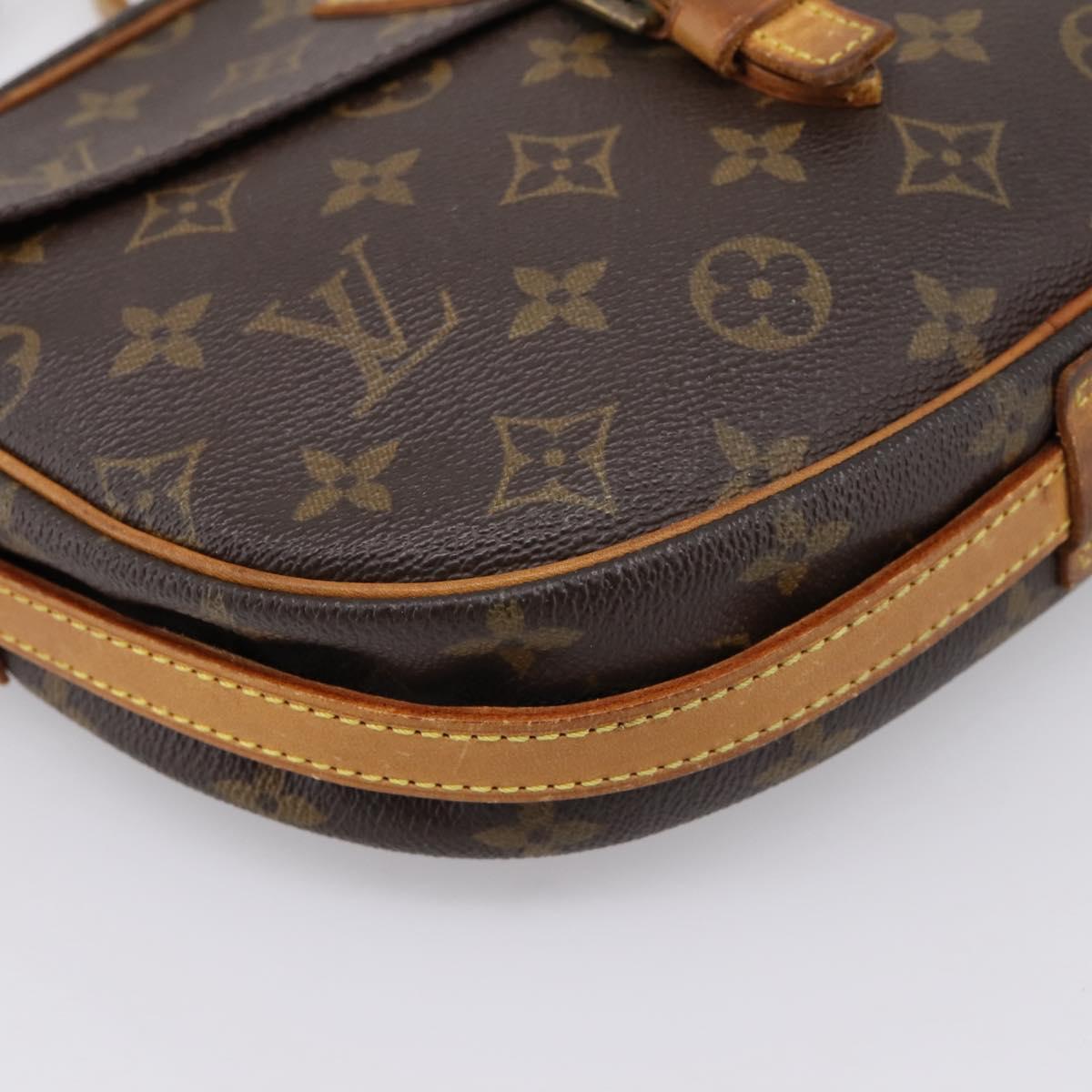 LOUIS VUITTON Monogram Jeune Fille MM Shoulder Bag M51226 LV Auth 196988