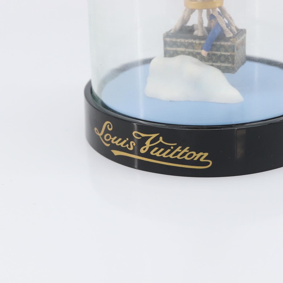 LOUIS VUITTON Balloon Snow Globe Glass Red LV Auth 196995
