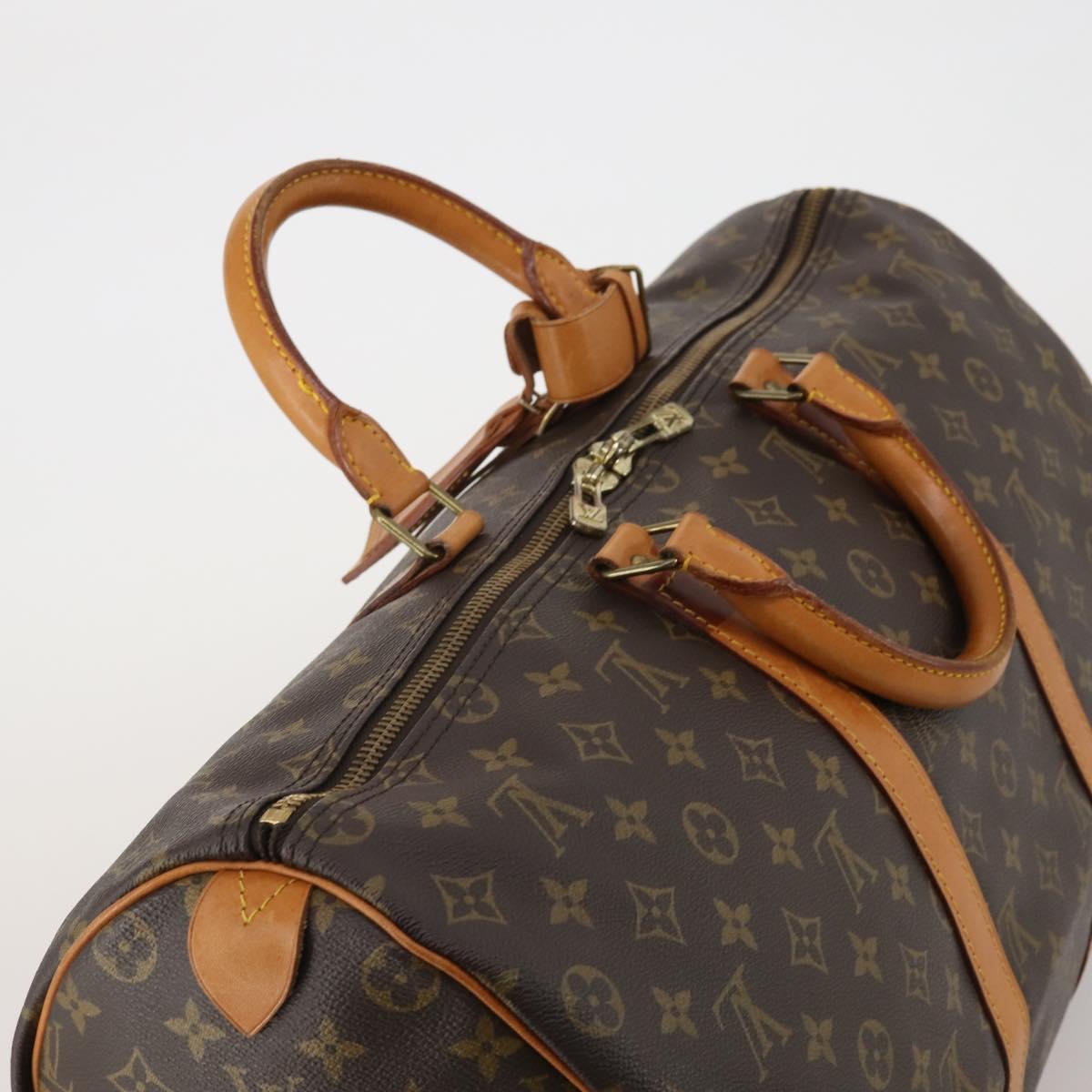 LOUIS VUITTON Monogram Keepall 50 Boston Bag M41426 LV Auth 197000