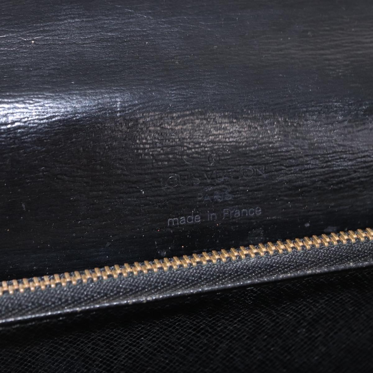 LOUIS VUITTON Epi Biface Clutch Bag Black M52322 LV Auth 197004