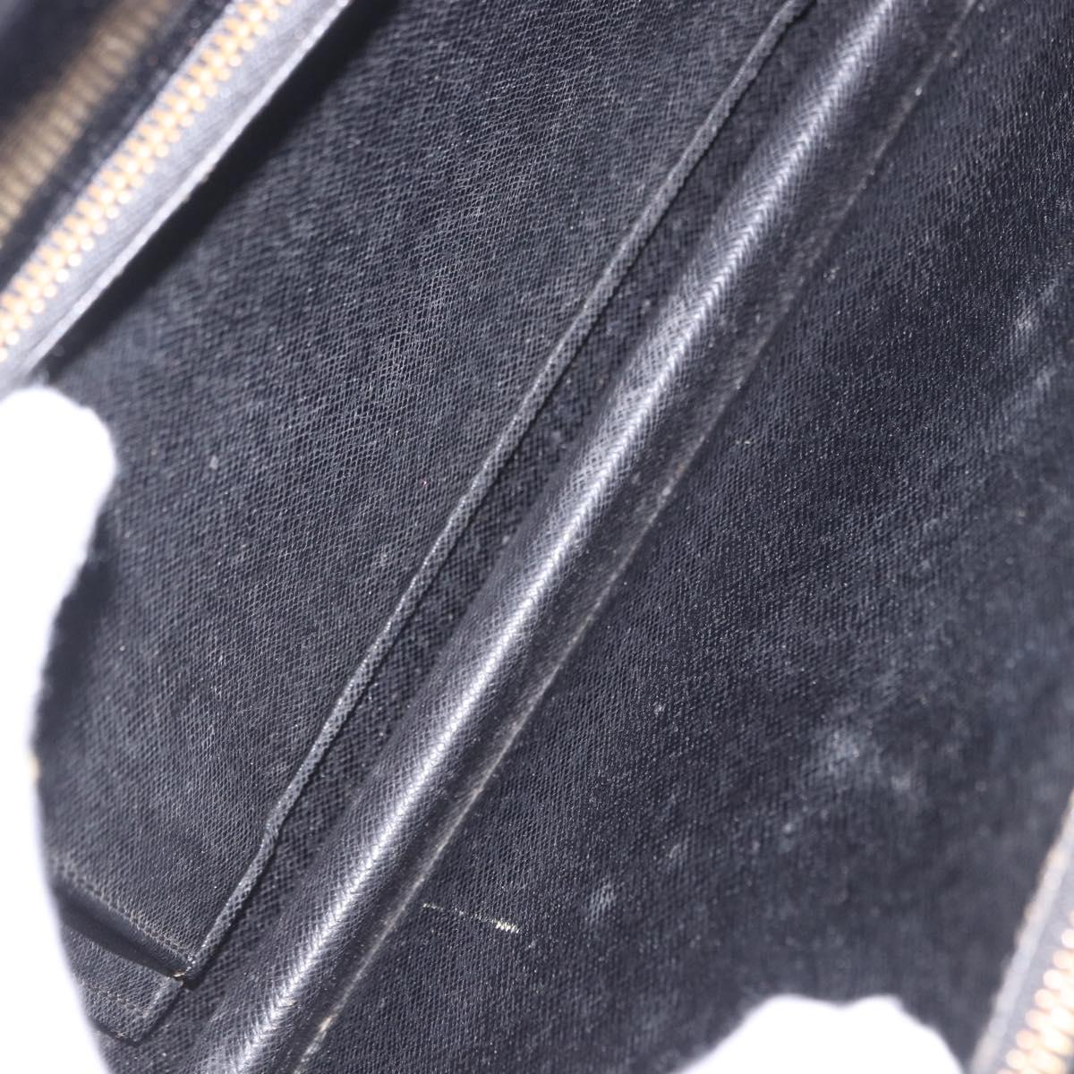 LOUIS VUITTON Epi Biface Clutch Bag Black M52322 LV Auth 197004