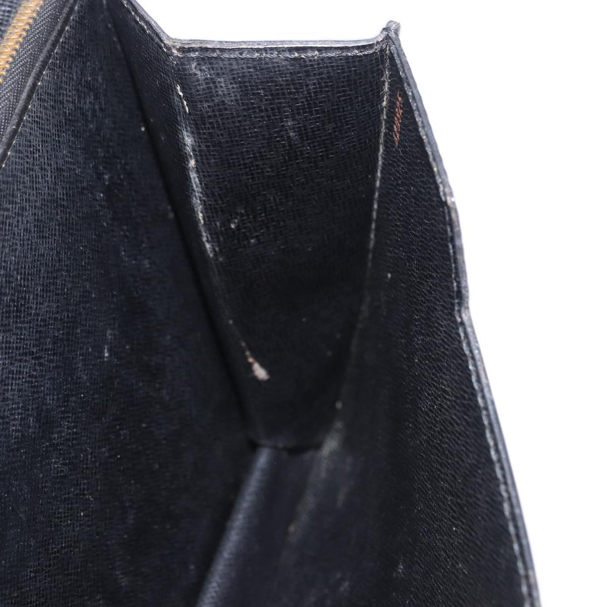 LOUIS VUITTON Epi Biface Clutch Bag Black M52322 LV Auth 197004