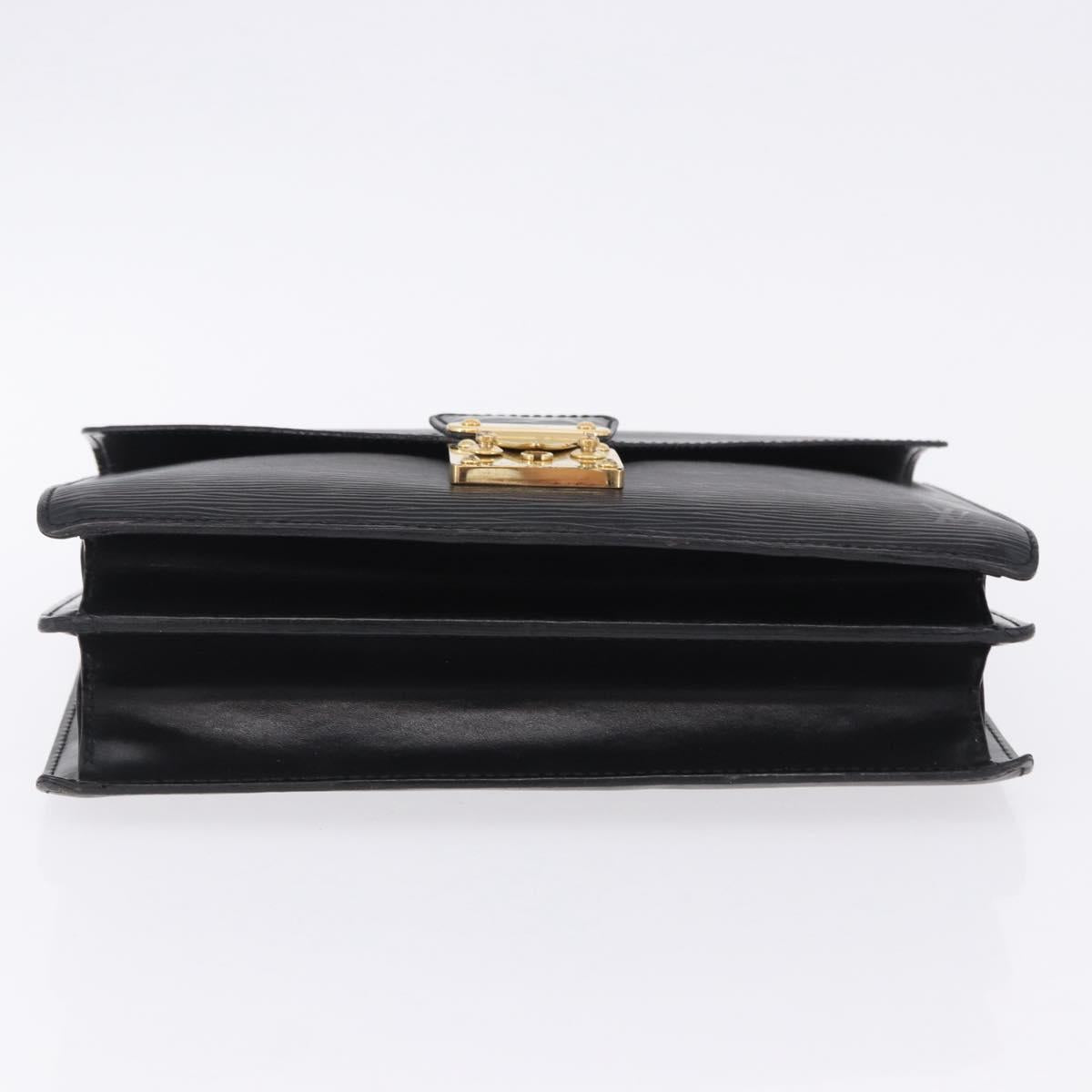 LOUIS VUITTON Epi Biface Clutch Bag Black M52322 LV Auth 197004