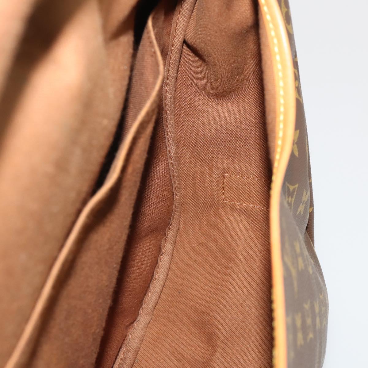 LOUIS VUITTON Monogram Saumur 43 Shoulder Bag M42252 LV Auth 197008