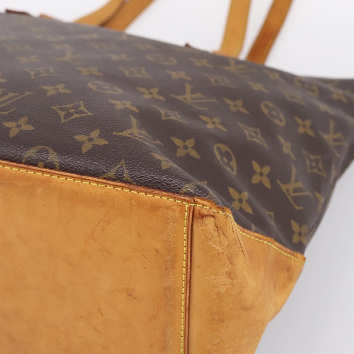 LOUIS VUITTON Monogram Cabas Mezzo Tote Bag M51151 LV Auth 197009