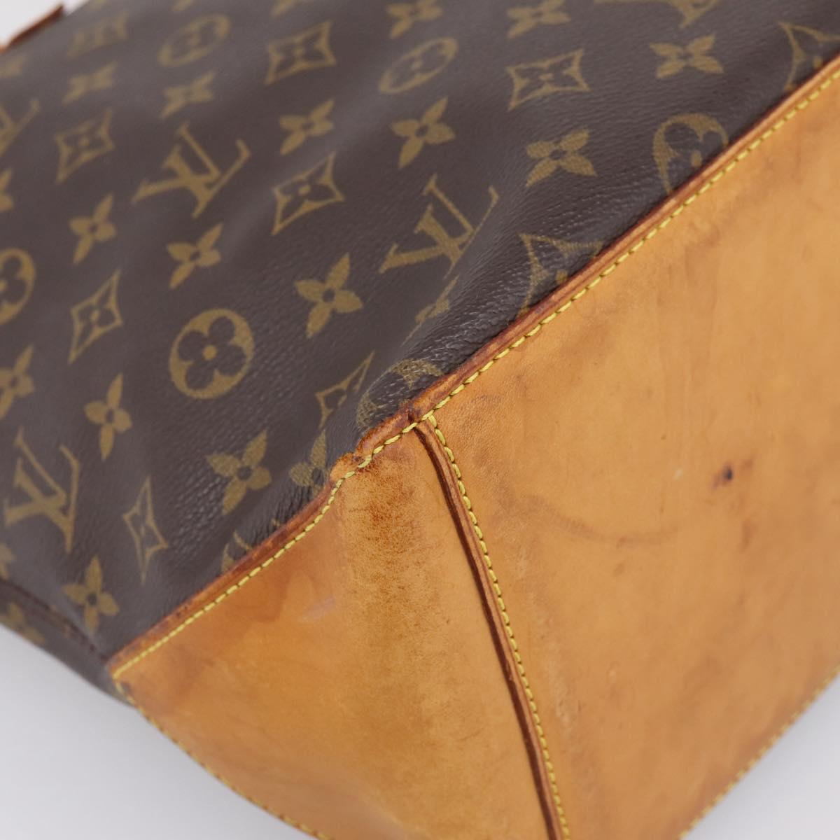 LOUIS VUITTON Monogram Cabas Mezzo Tote Bag M51151 LV Auth 197009