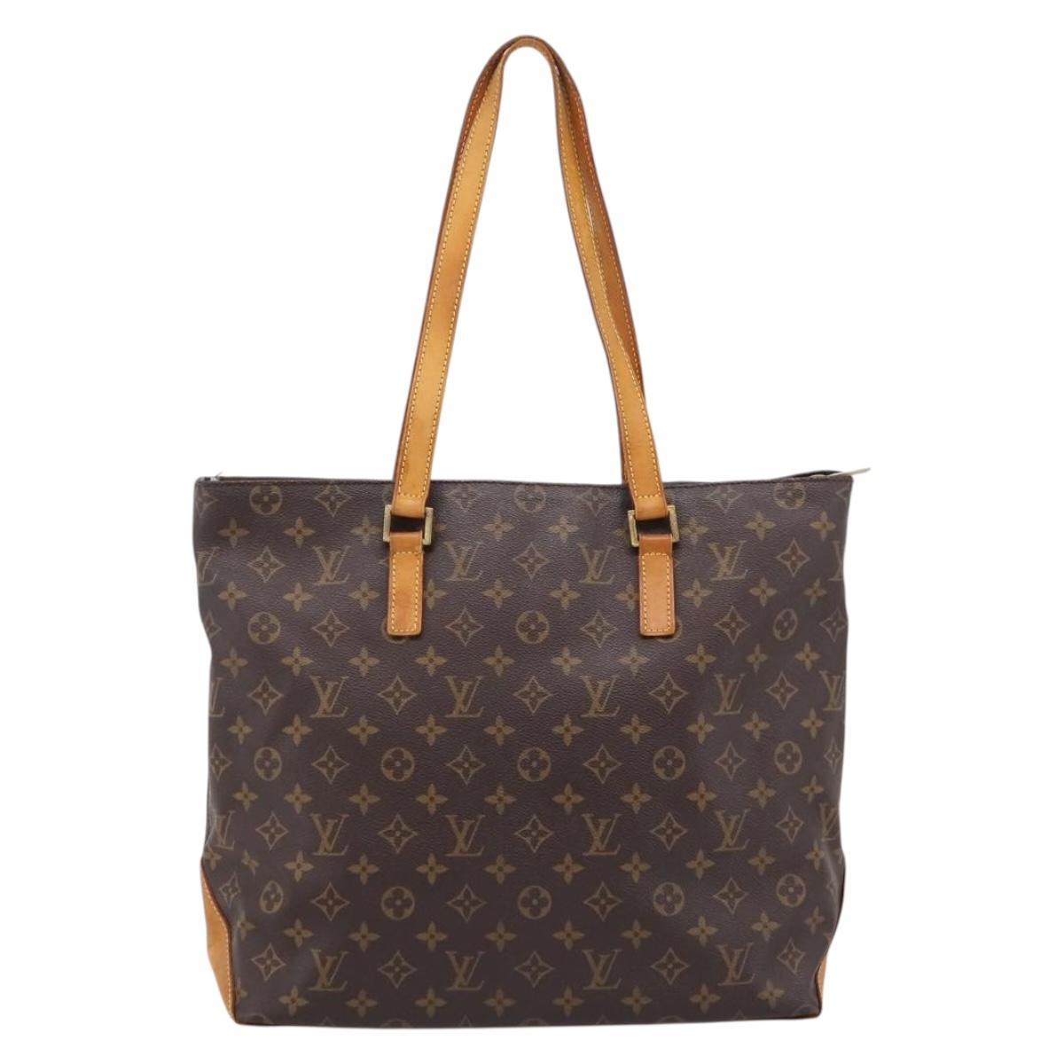 LOUIS VUITTON Monogram Cabas Mezzo Tote Bag M51151 LV Auth 197009