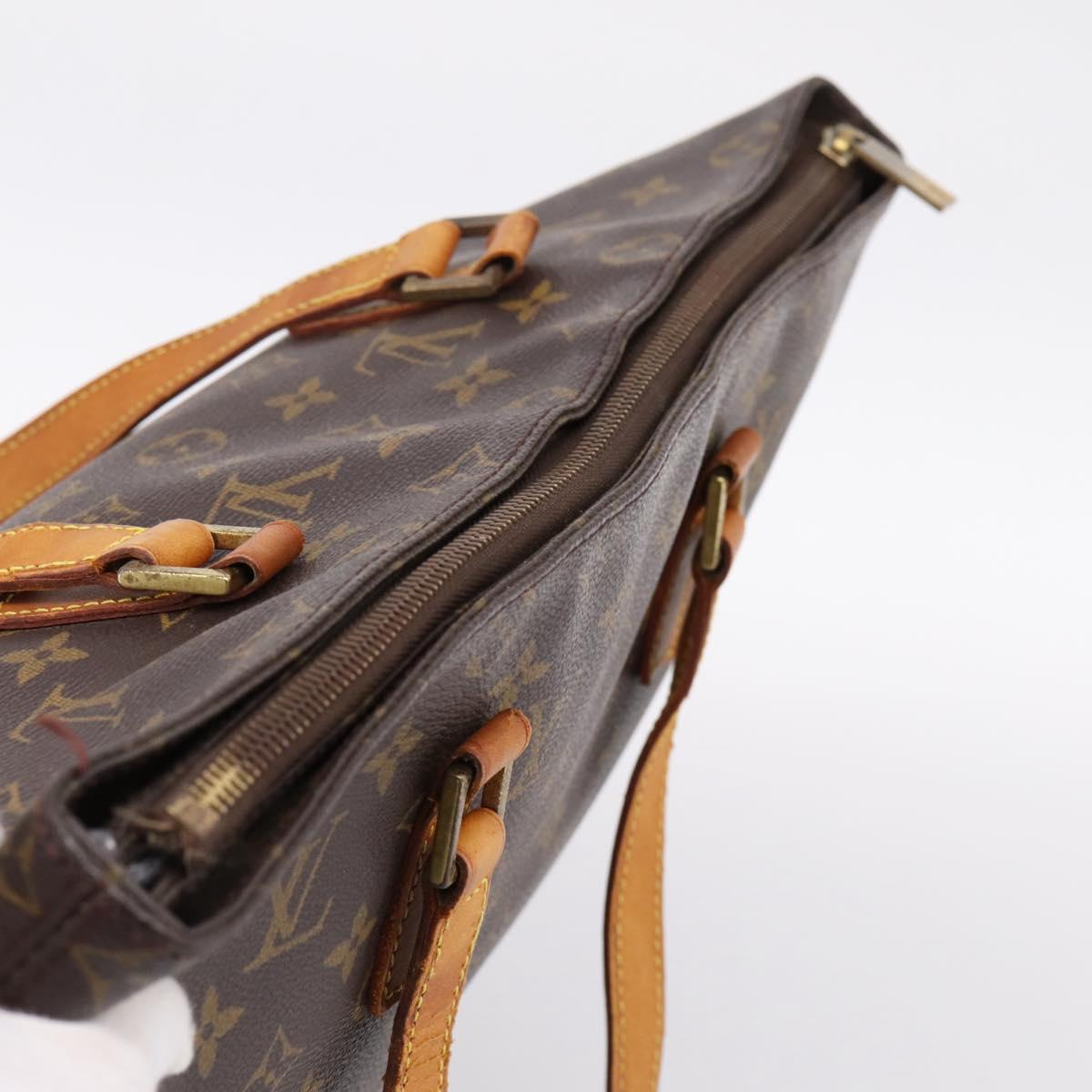 LOUIS VUITTON Monogram Cabas Mezzo Tote Bag M51151 LV Auth 197009