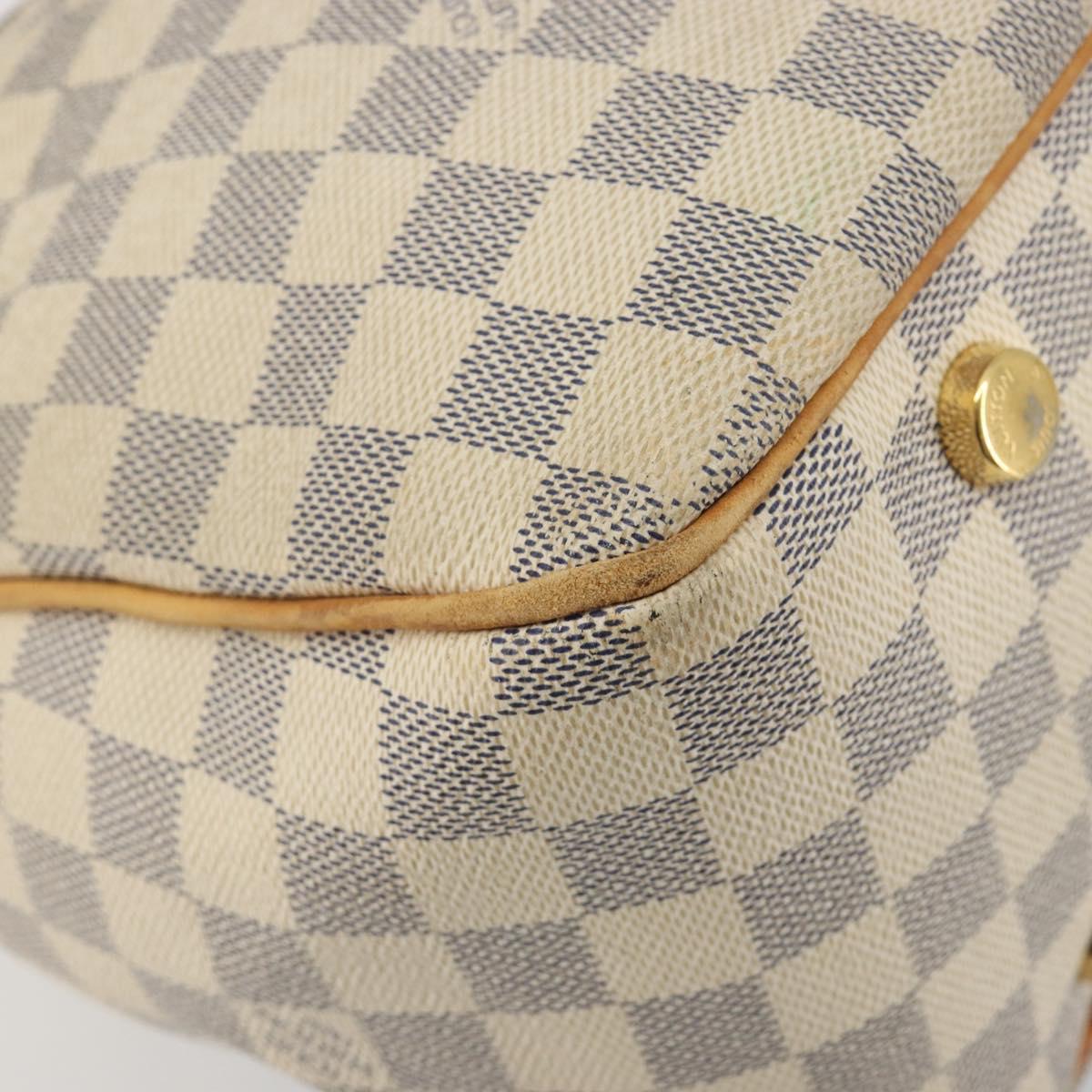 LOUIS VUITTON Damier Azur Figueri PM Shoulder Bag N41176 LV Auth 197011