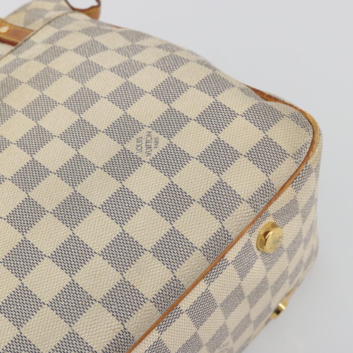 LOUIS VUITTON Damier Azur Figueri PM Shoulder Bag N41176 LV Auth 197011