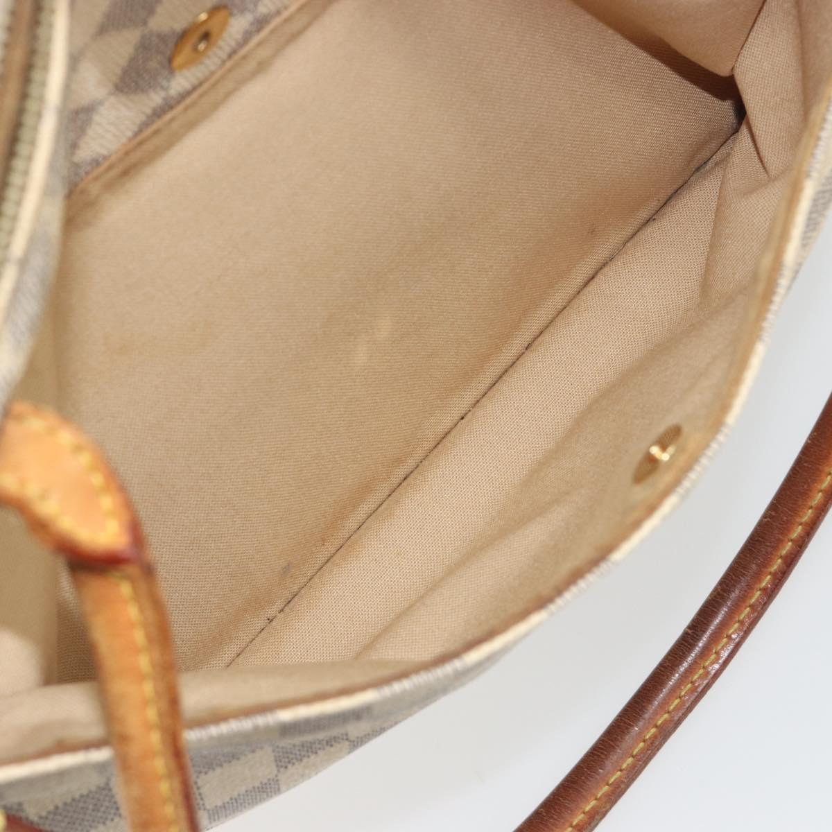 LOUIS VUITTON Damier Azur Figueri PM Shoulder Bag N41176 LV Auth 197011