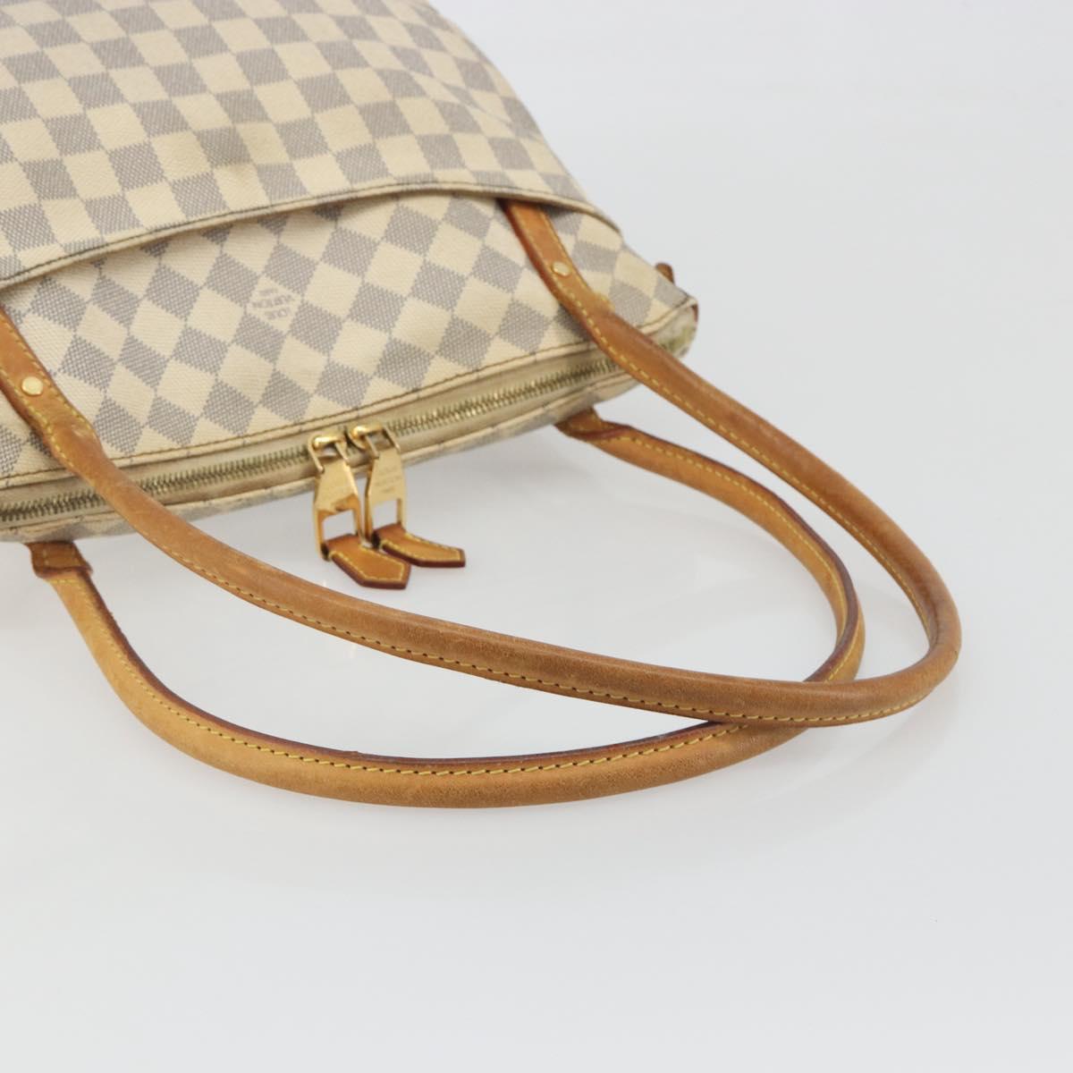LOUIS VUITTON Damier Azur Figueri PM Shoulder Bag N41176 LV Auth 197011
