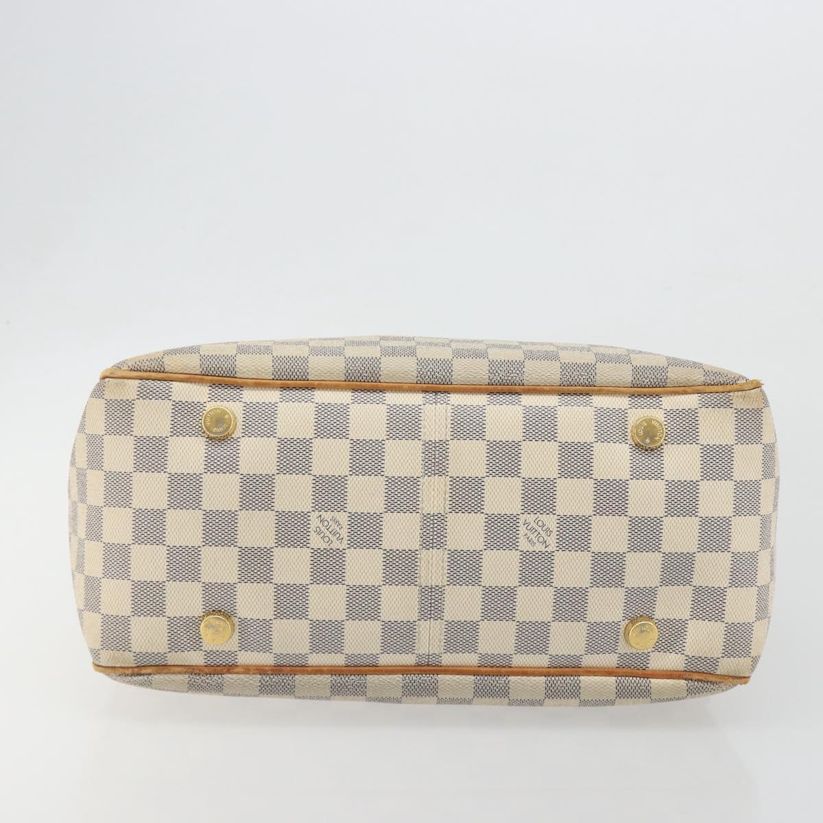 LOUIS VUITTON Damier Azur Figueri PM Shoulder Bag N41176 LV Auth 197011
