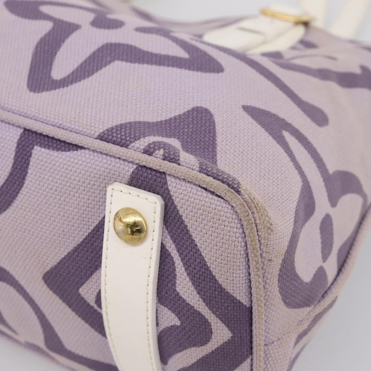 LOUIS VUITTON Cruise Line Tai Sienne PM Canvas Purple Lila M95680 Auth 197012