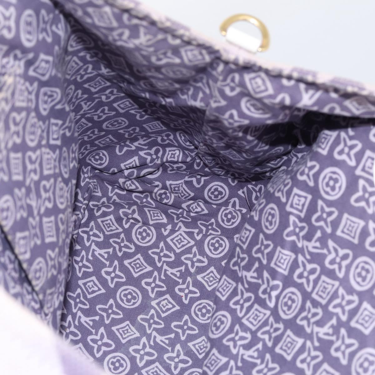 LOUIS VUITTON Cruise Line Tai Sienne PM Canvas Purple Lila M95680 Auth 197012