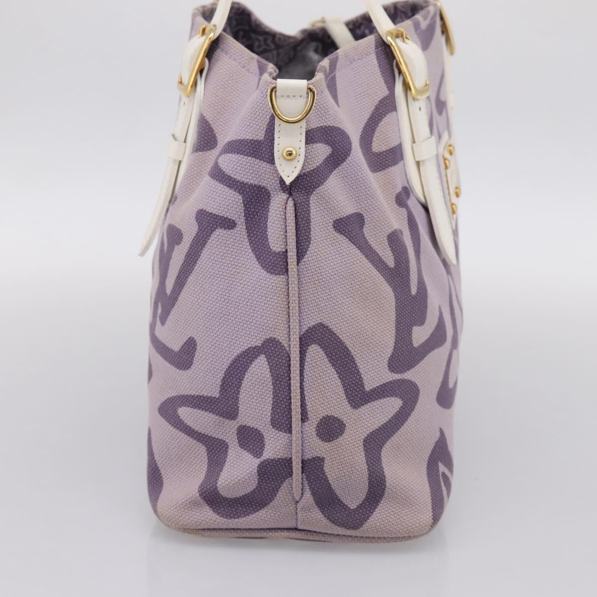 LOUIS VUITTON Cruise Line Tai Sienne PM Canvas Purple Lila M95680 Auth 197012