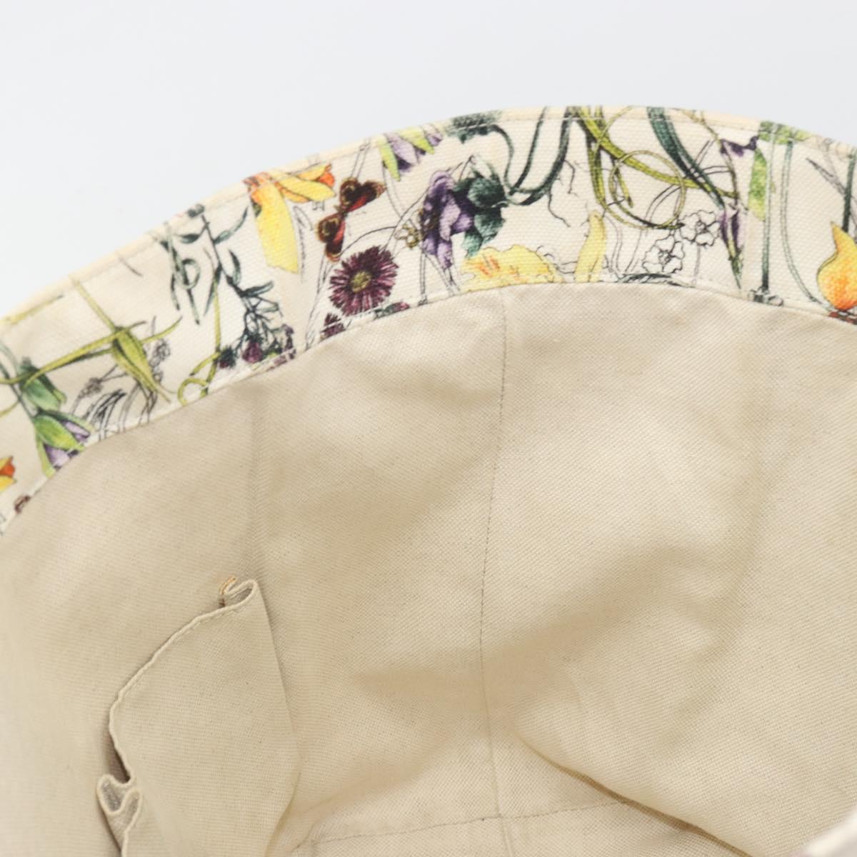 GUCCI Flora Tote Bag Canvas Multicolor 282439 Auth 197013A