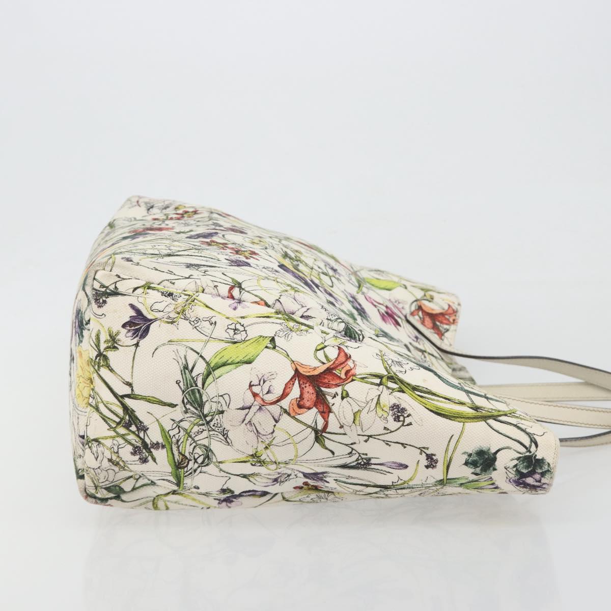 GUCCI Flora Tote Bag Canvas Multicolor 282439 Auth 197013A