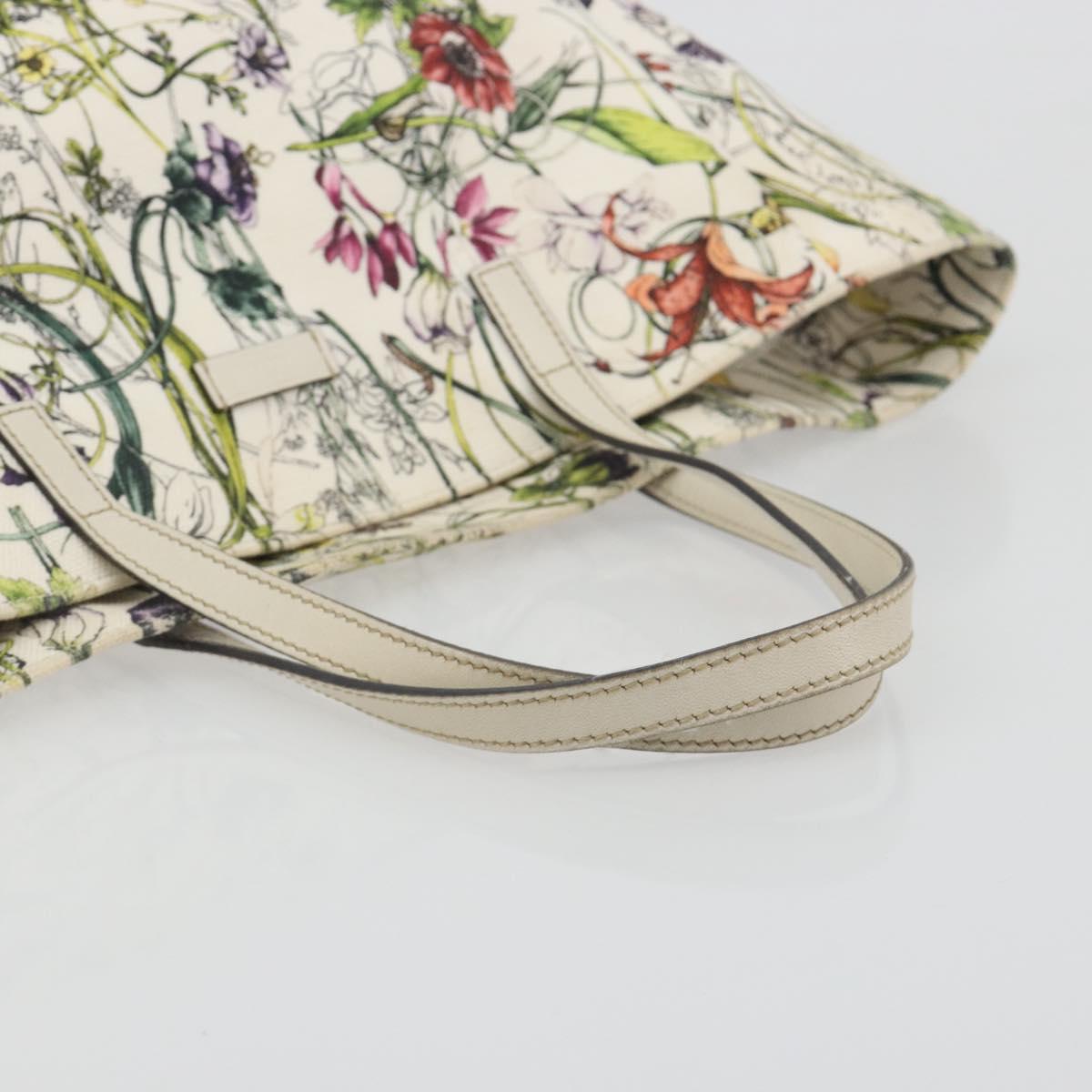 GUCCI Flora Tote Bag Canvas Multicolor 282439 Auth 197013A