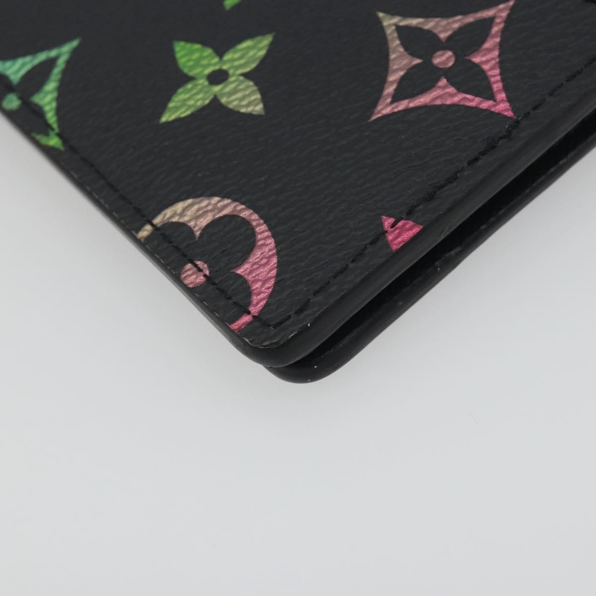 LOUIS VUITTON Iridescent Gradient Organizer De Poch Black M14134 Auth 197016SAM