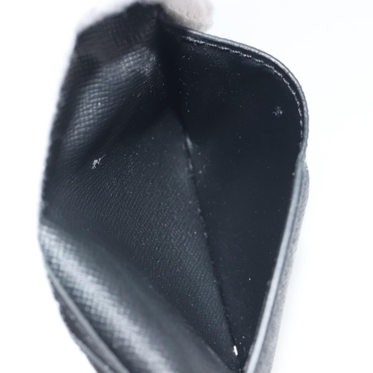LOUIS VUITTON Iridescent Gradient Organizer De Poch Black M14134 Auth 197016SAM