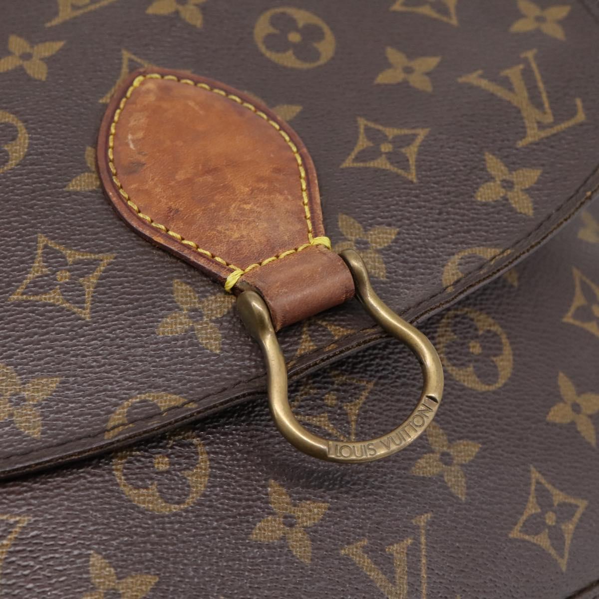 LOUIS VUITTON Monogram Saint Cloud GM Shoulder Bag M51242 LV Auth 197023