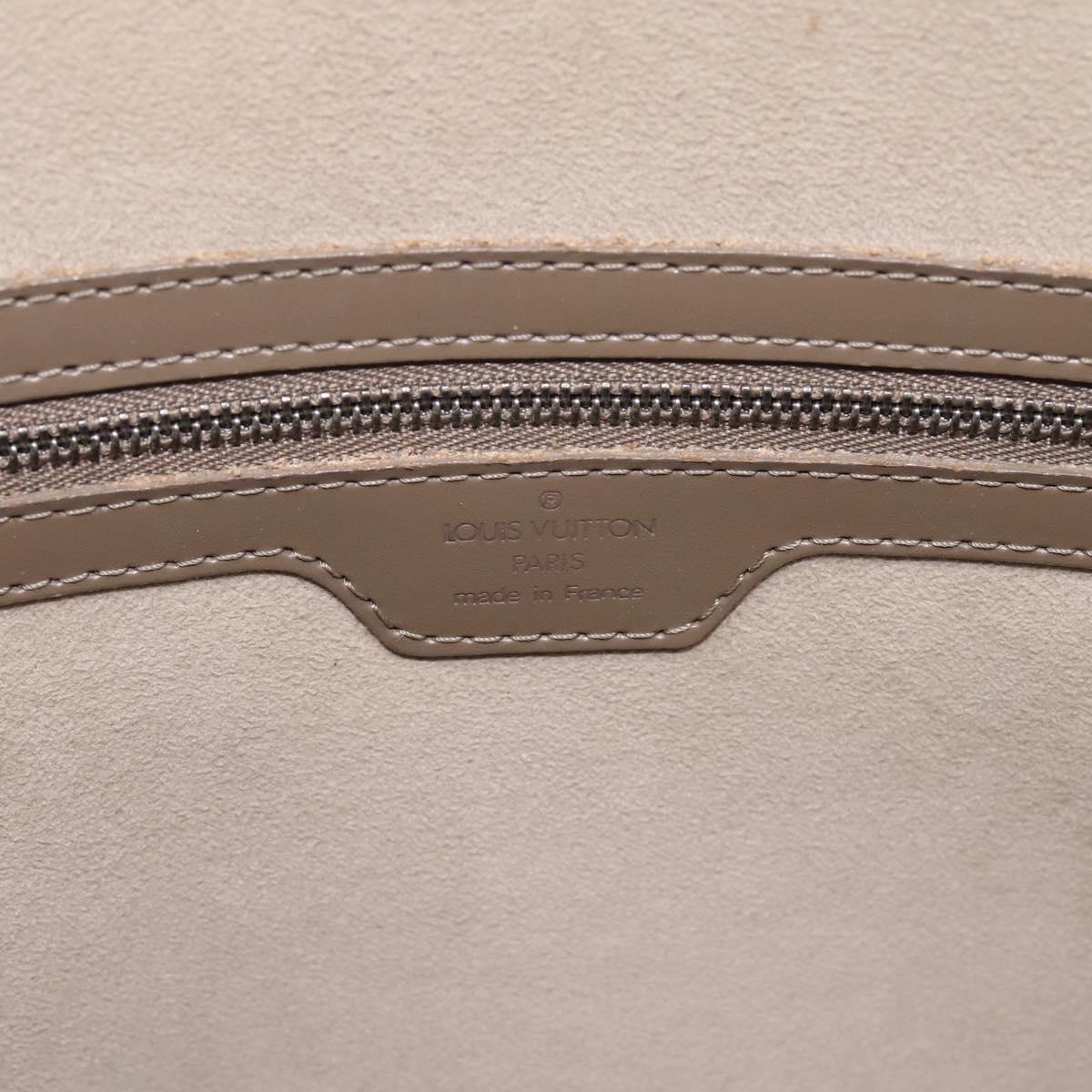 LOUIS VUITTON Epi Lussac Shoulder Bag Gray Pepper M5228C LV Auth 197024