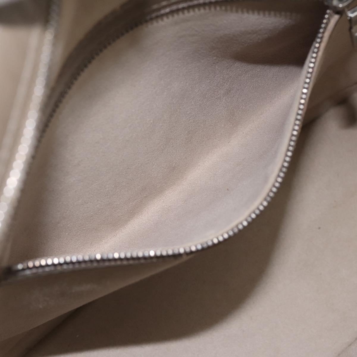 LOUIS VUITTON Epi Lussac Shoulder Bag Gray Pepper M5228C LV Auth 197024
