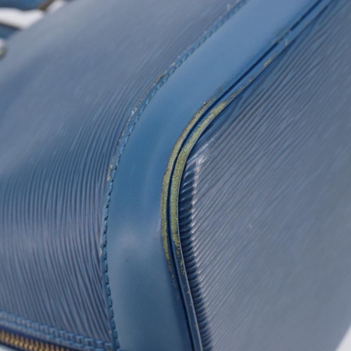 LOUIS VUITTON Epi Alma Hand Bag Toledo Blue M52145 LV Auth 197025