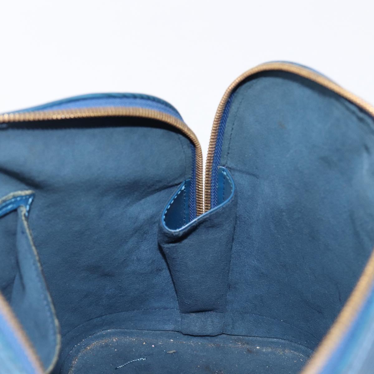 LOUIS VUITTON Epi Alma Hand Bag Toledo Blue M52145 LV Auth 197025