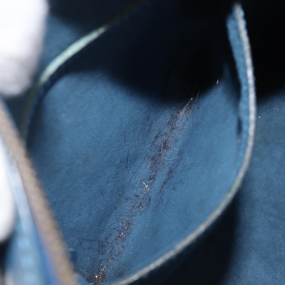 LOUIS VUITTON Epi Alma Hand Bag Toledo Blue M52145 LV Auth 197025