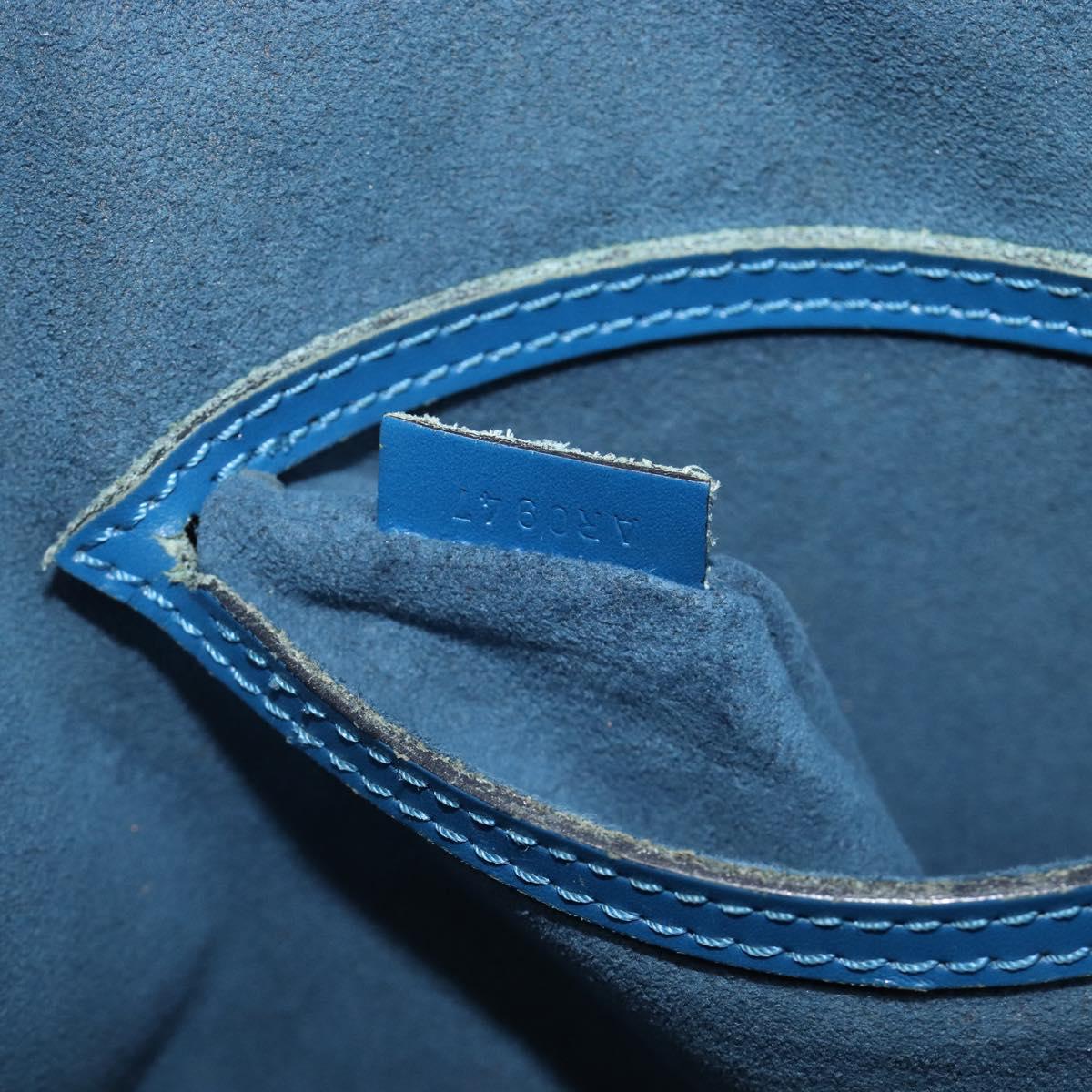 LOUIS VUITTON Epi Alma Hand Bag Toledo Blue M52145 LV Auth 197025