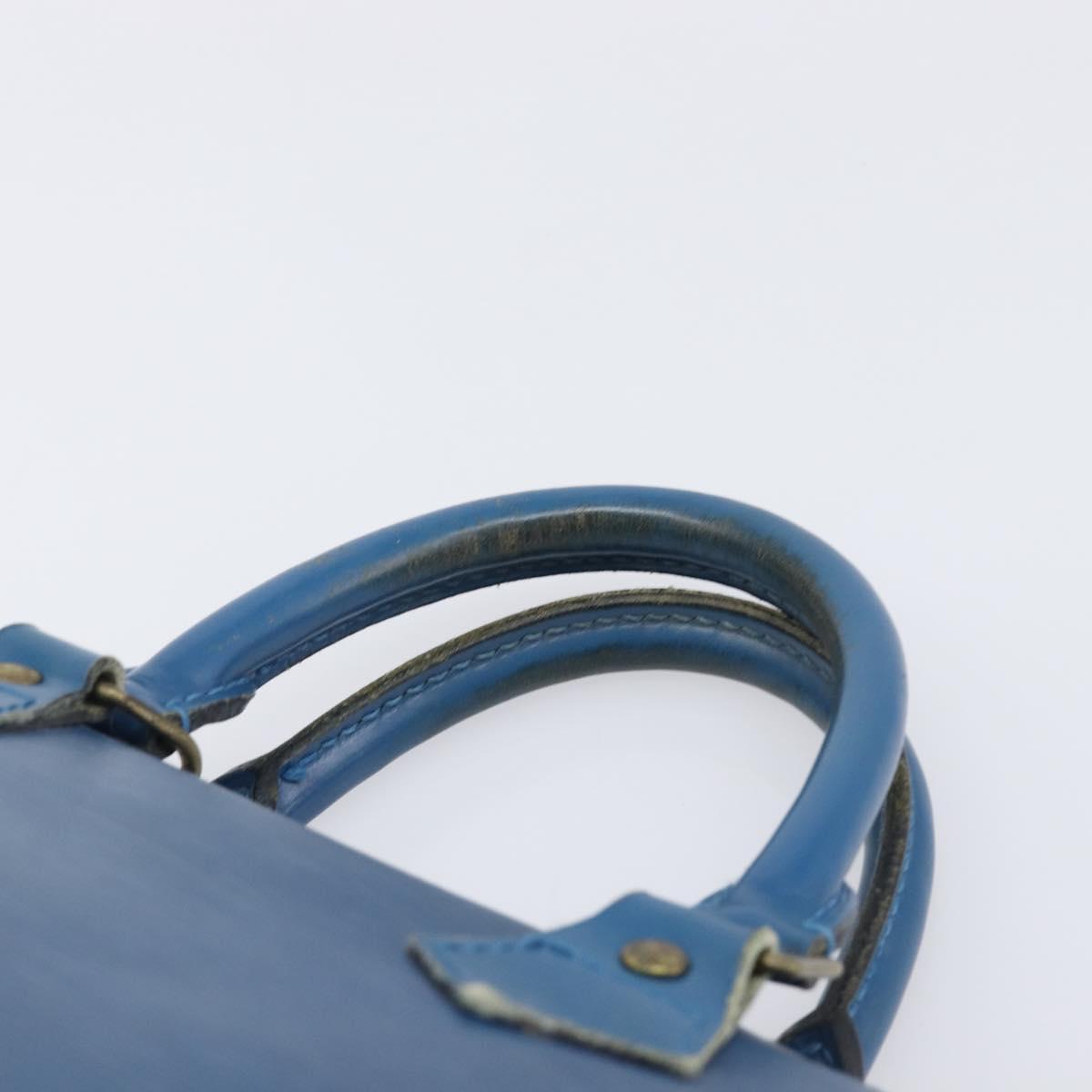 LOUIS VUITTON Epi Alma Hand Bag Toledo Blue M52145 LV Auth 197025