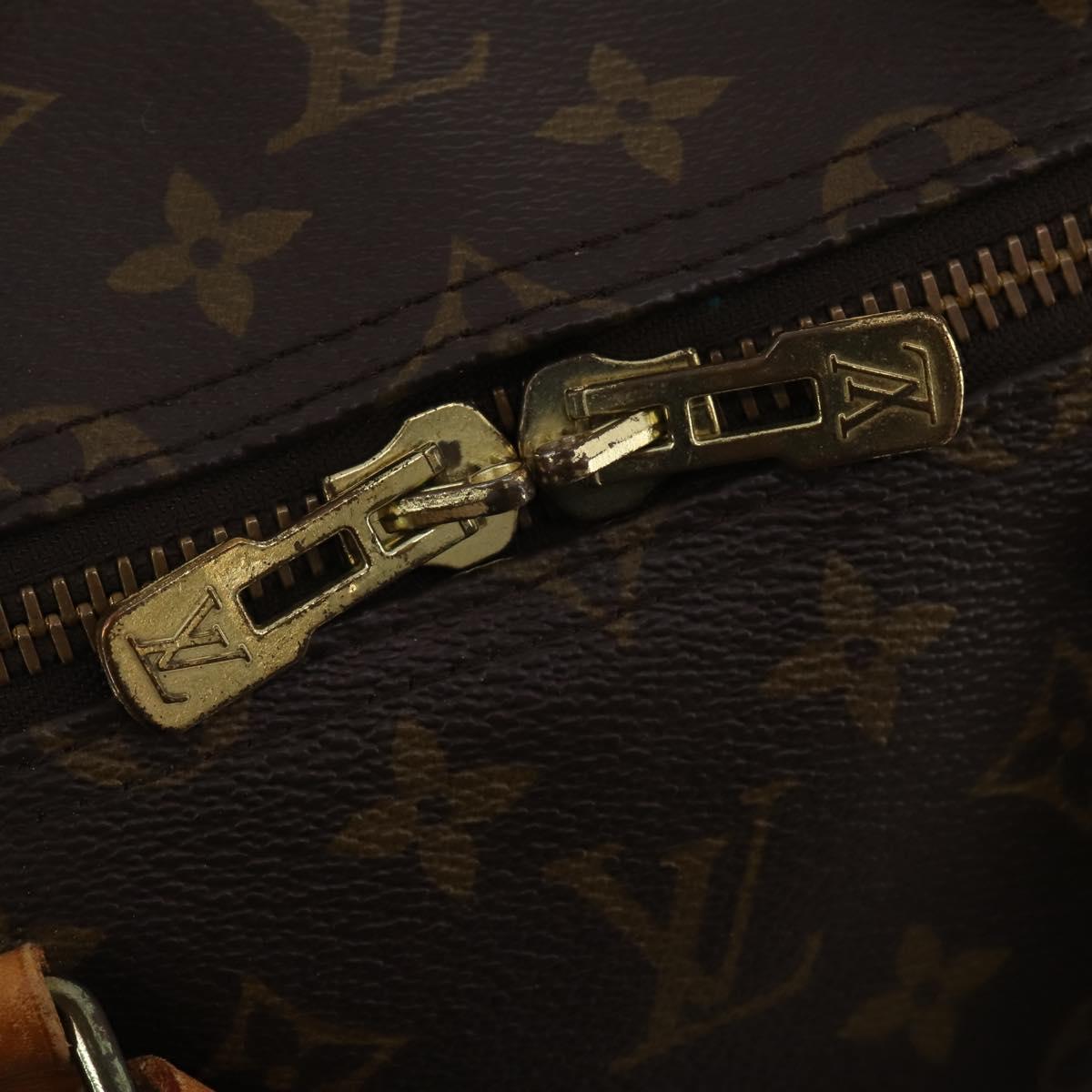 LOUIS VUITTON Monogram Keepall 55 Boston Bag M41424 LV Auth 197026
