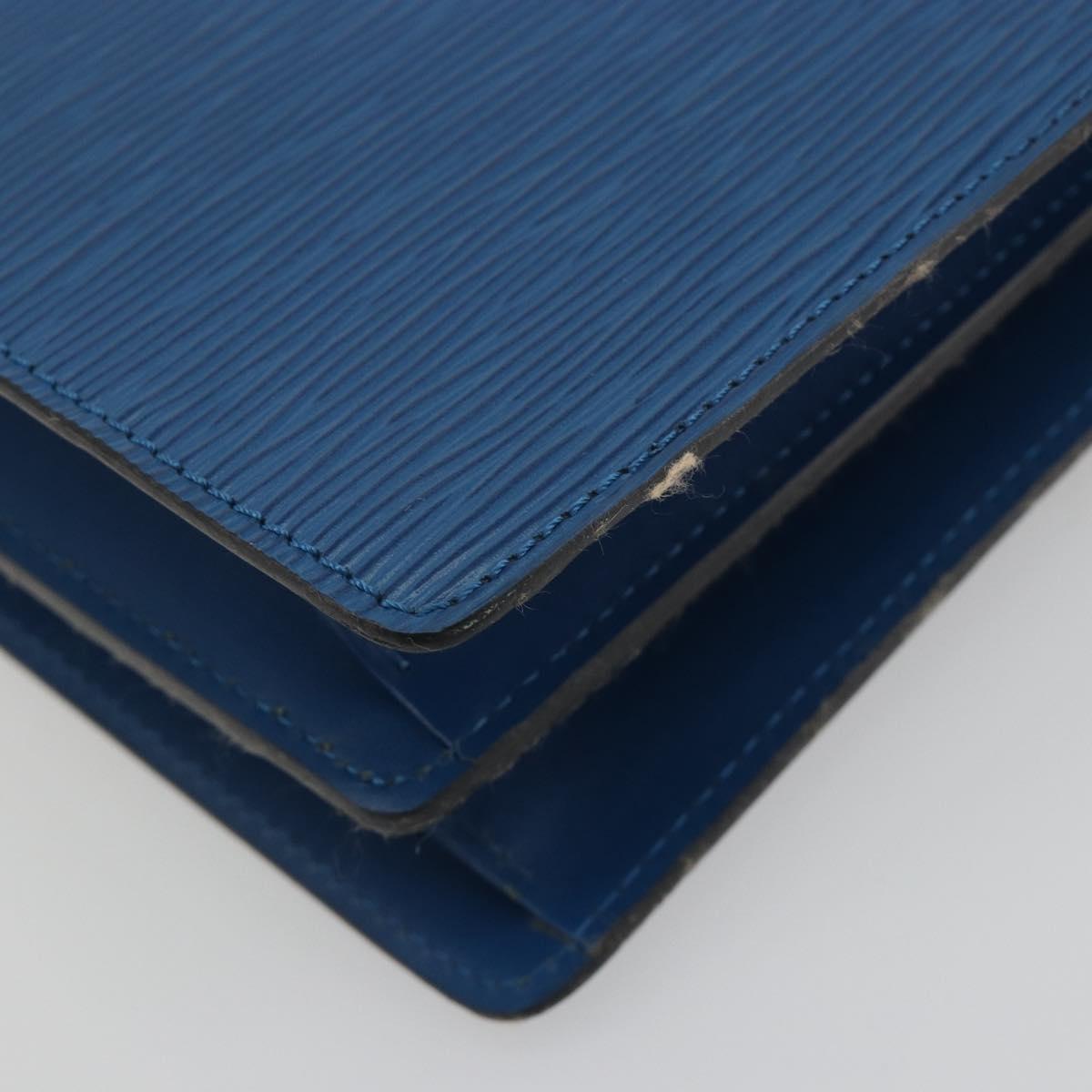 LOUIS VUITTON Epi Concorde Hand Bag Blue M52135 LV Auth 197029A