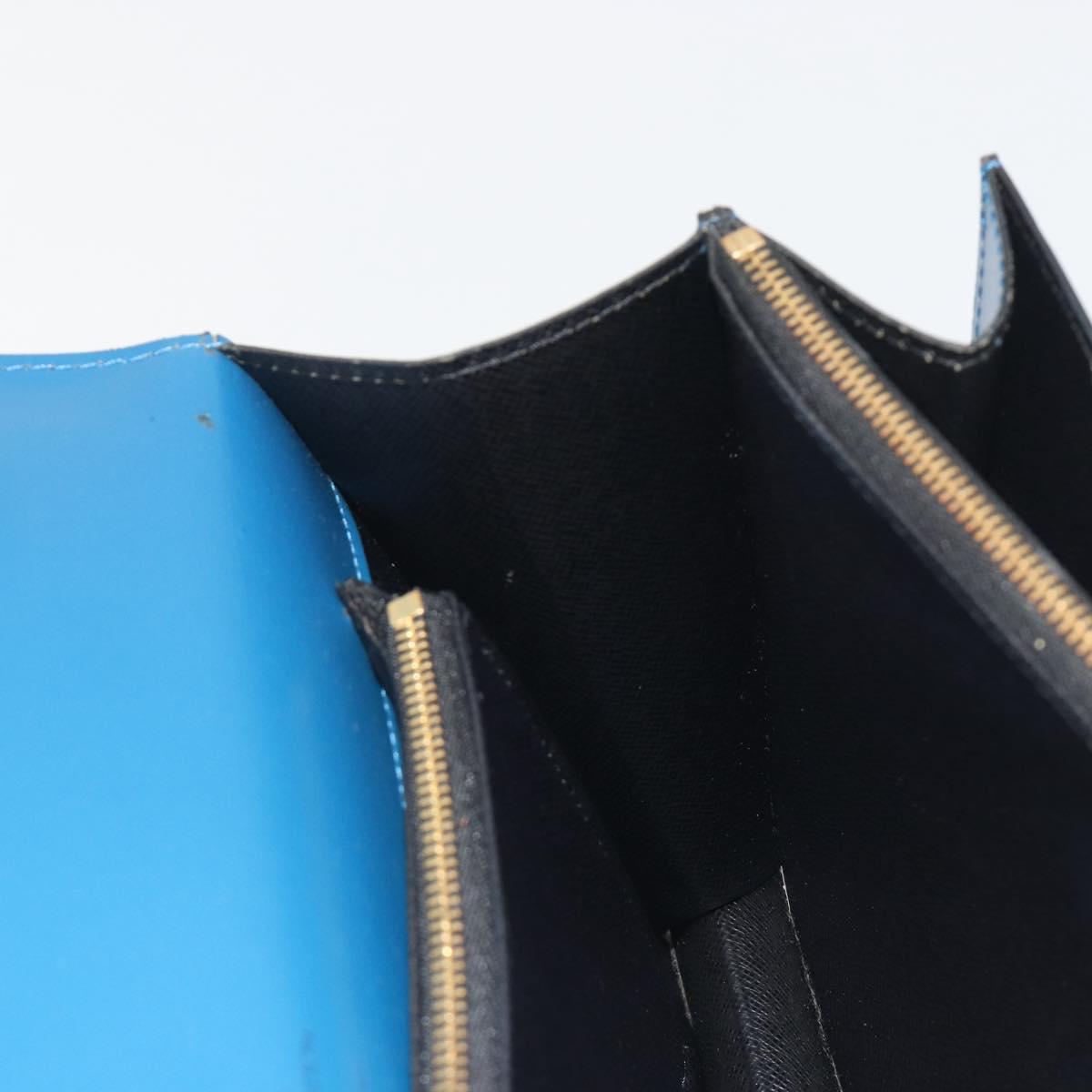 LOUIS VUITTON Epi Concorde Hand Bag Blue M52135 LV Auth 197029A