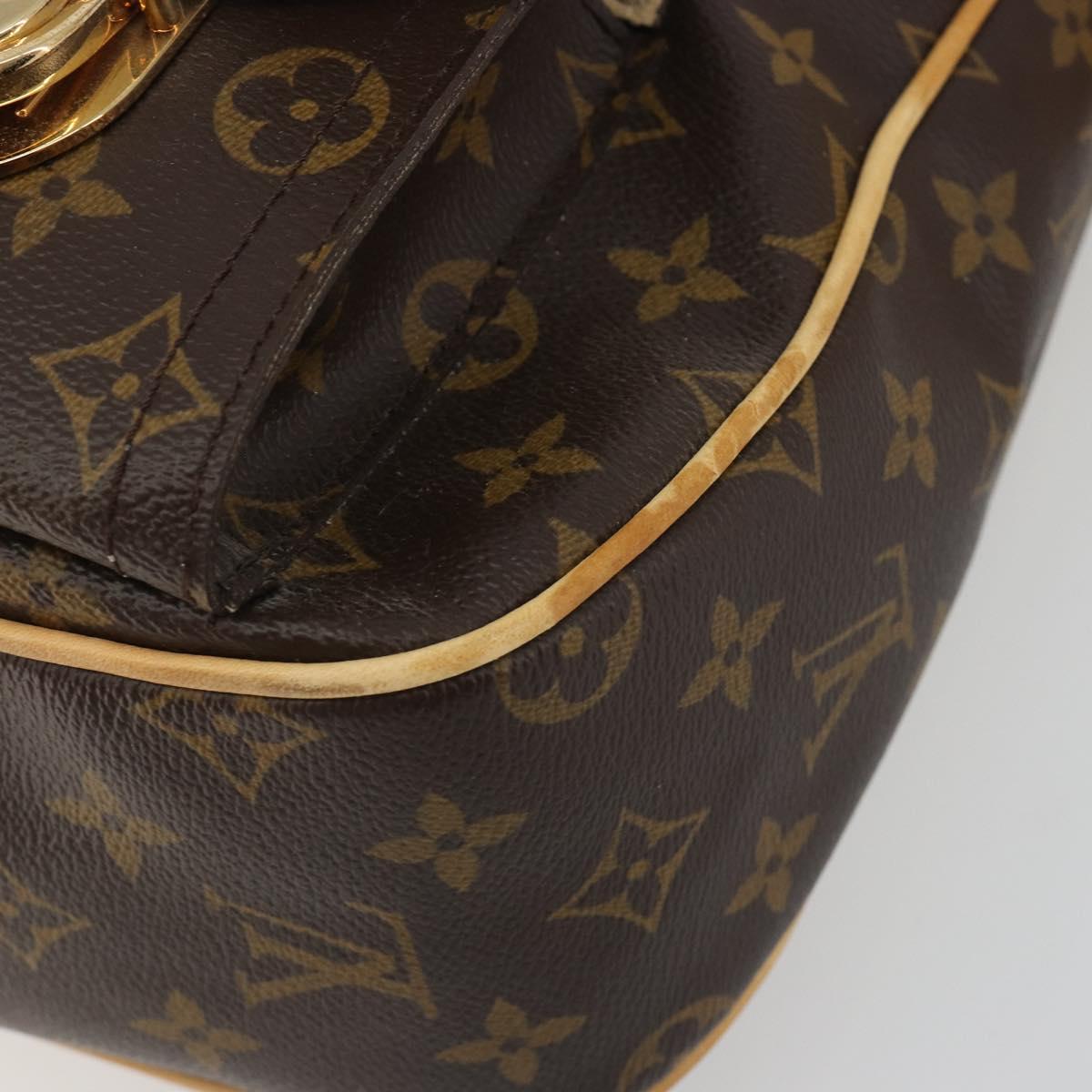 LOUIS VUITTON Monogram Hudson GM Shoulder Bag M40045 LV Auth 197032A