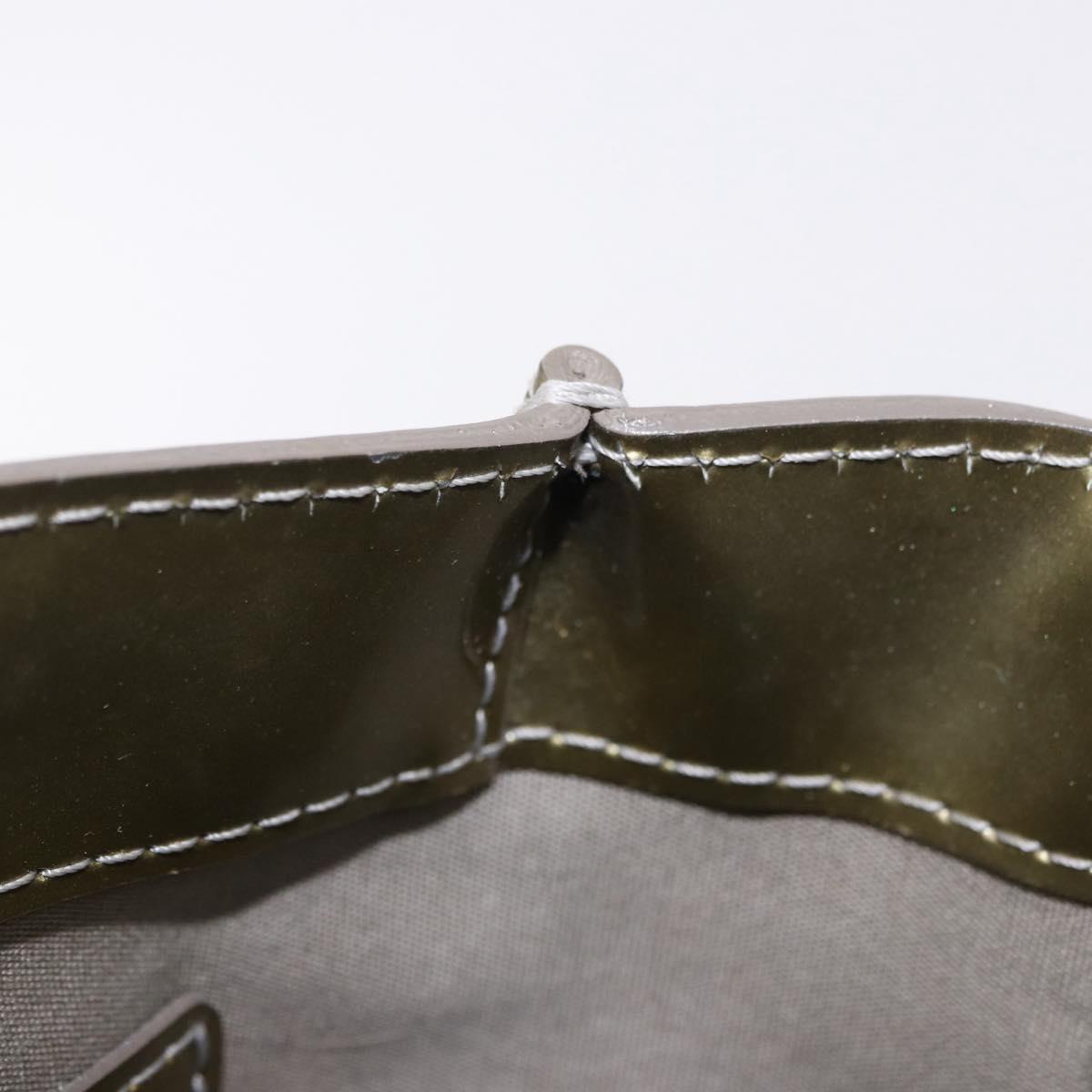 LOUIS VUITTON Monogram Vernis Wilshire PM Bag Gris Art Deco M91627 Auth 197033