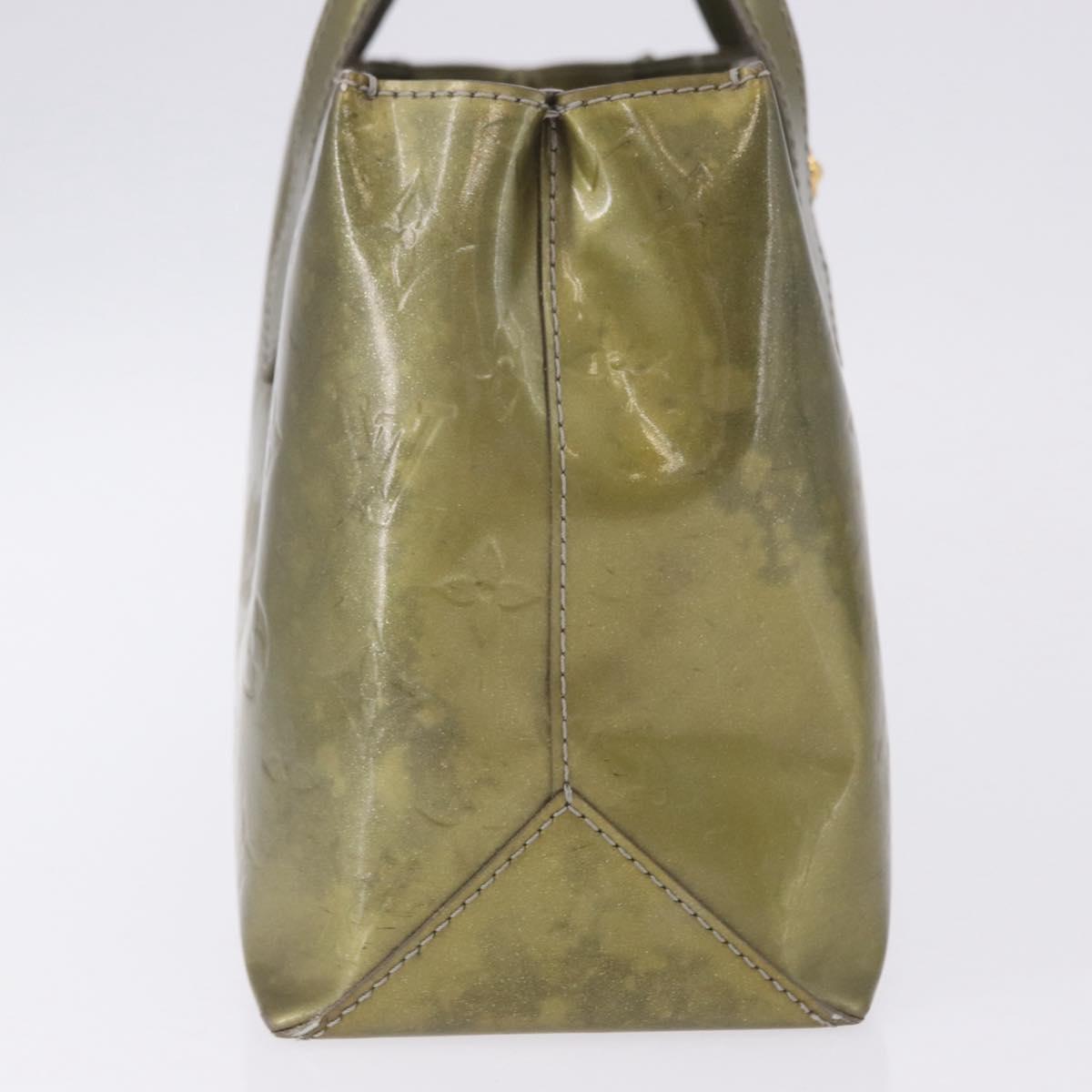 LOUIS VUITTON Monogram Vernis Wilshire PM Bag Gris Art Deco M91627 Auth 197033